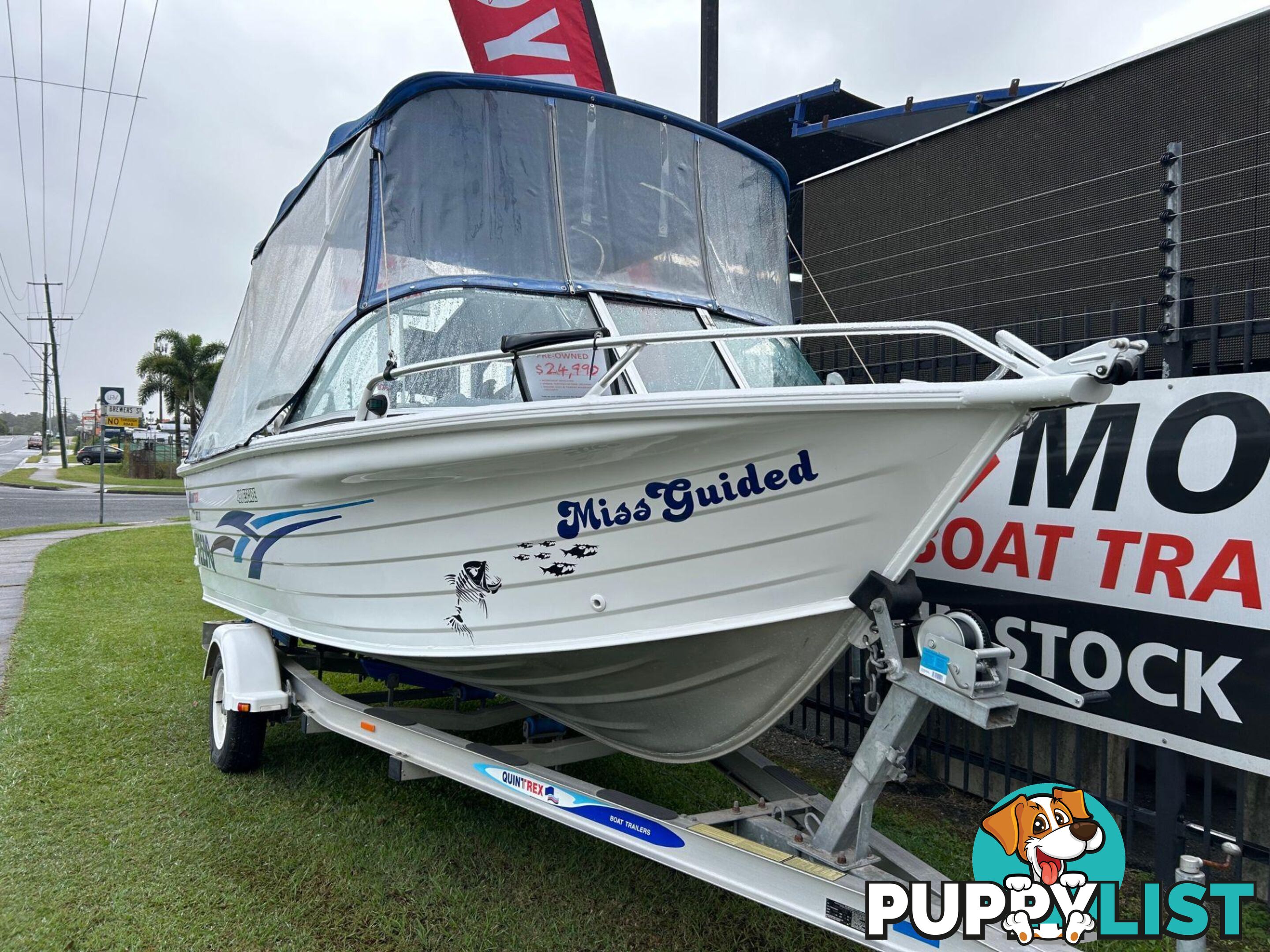 USED 2010 QUINTREX 490 ESCAPE WITH YAMAHA 100HP FOURSTROKE FOR SALE