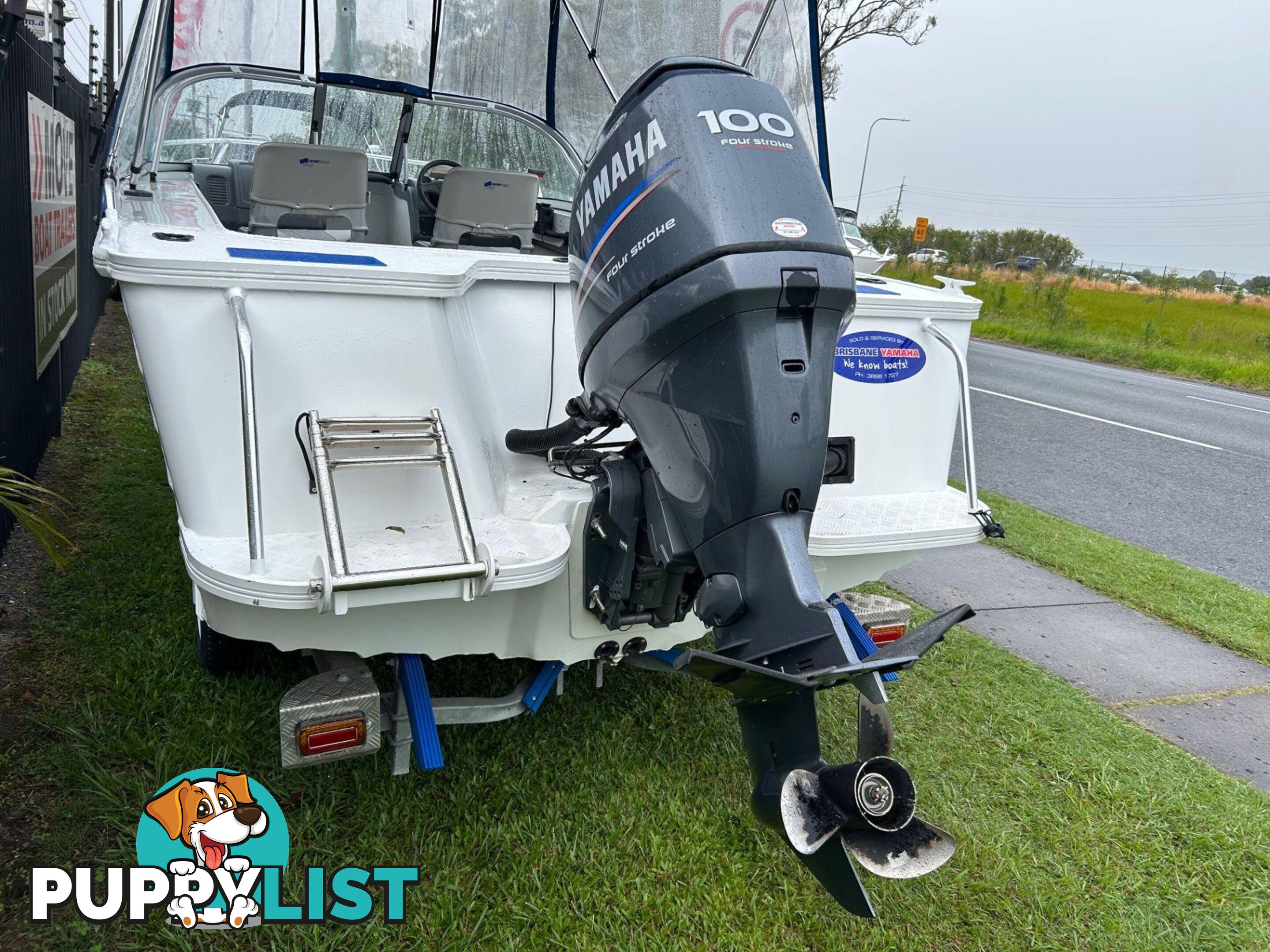 USED 2010 QUINTREX 490 ESCAPE WITH YAMAHA 100HP FOURSTROKE FOR SALE