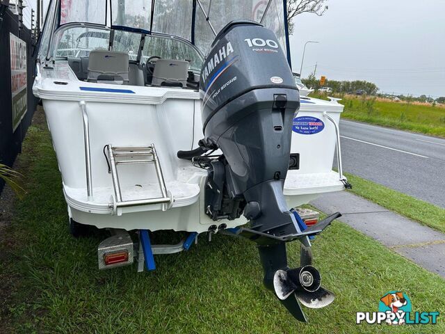 USED 2010 QUINTREX 490 ESCAPE WITH YAMAHA 100HP FOURSTROKE FOR SALE