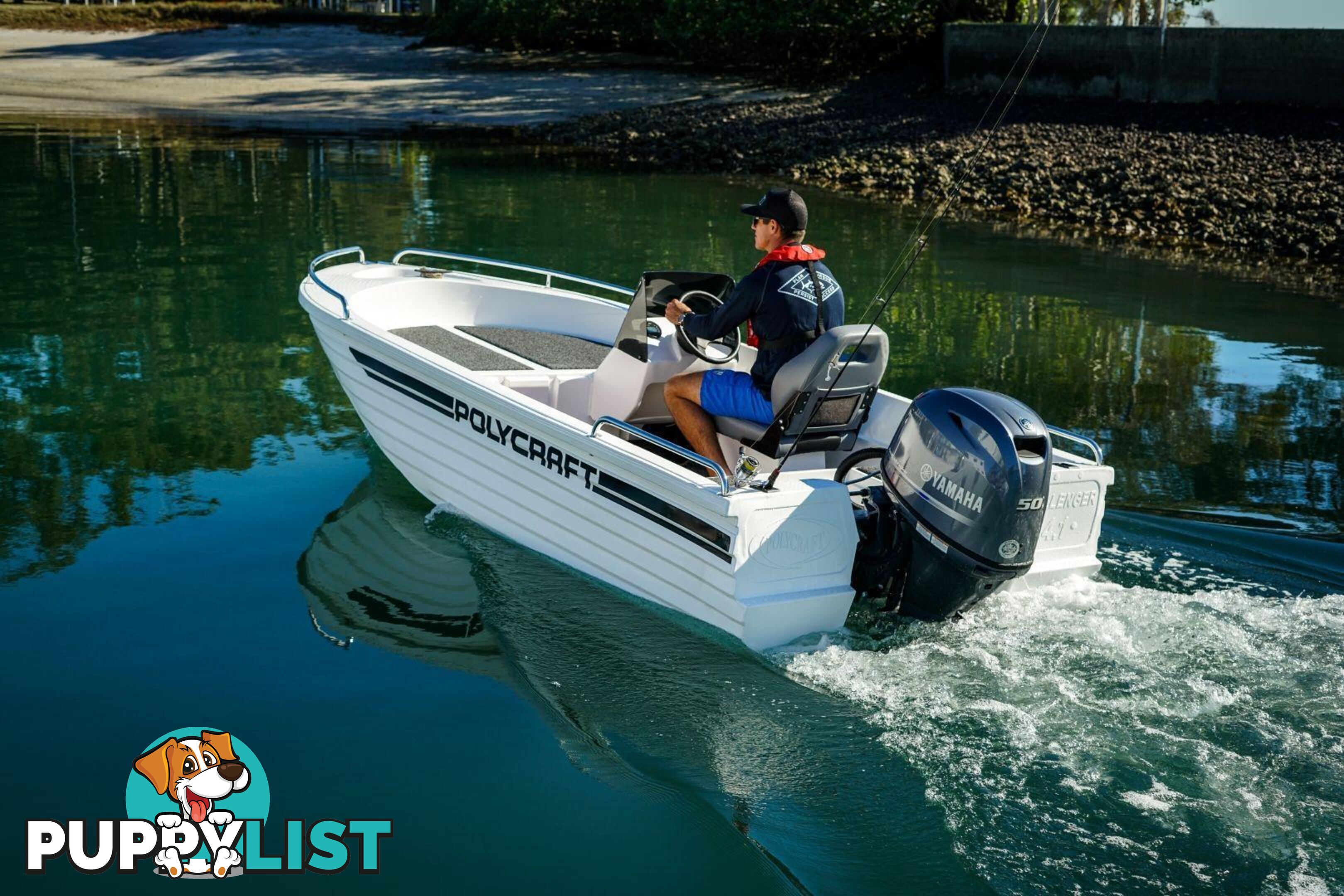 Polycraft 410 Challenger Side Console + Yamaha F50hp 4-Stroke - Pack 1 for sale online prices