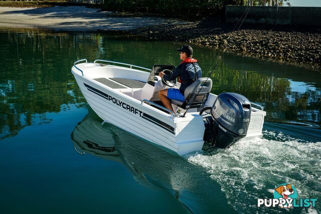 Polycraft 410 Challenger Side Console + Yamaha F50hp 4-Stroke - Pack 1 for sale online prices