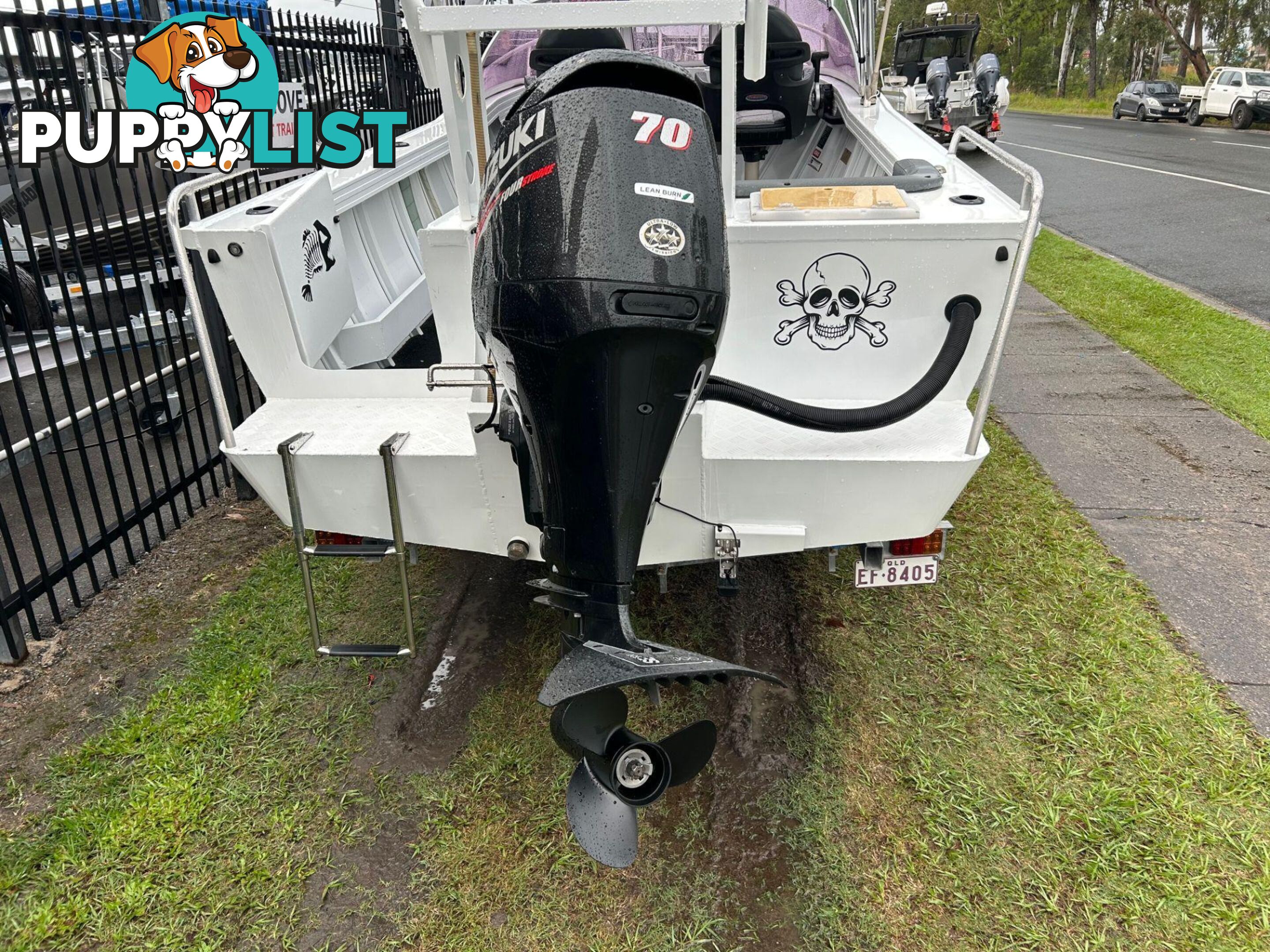 USED 2016 AQUAMASTER 490  RUNABOUT WITH SUZUKI 70HP FOURSTROKE FOR SALE