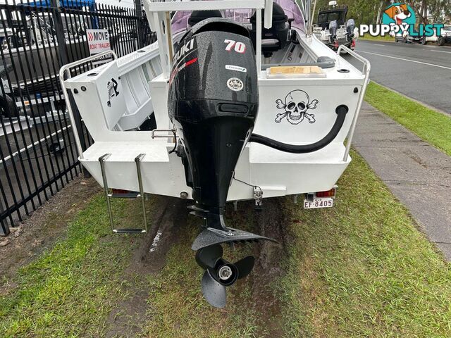 USED 2016 AQUAMASTER 490  RUNABOUT WITH SUZUKI 70HP FOURSTROKE FOR SALE