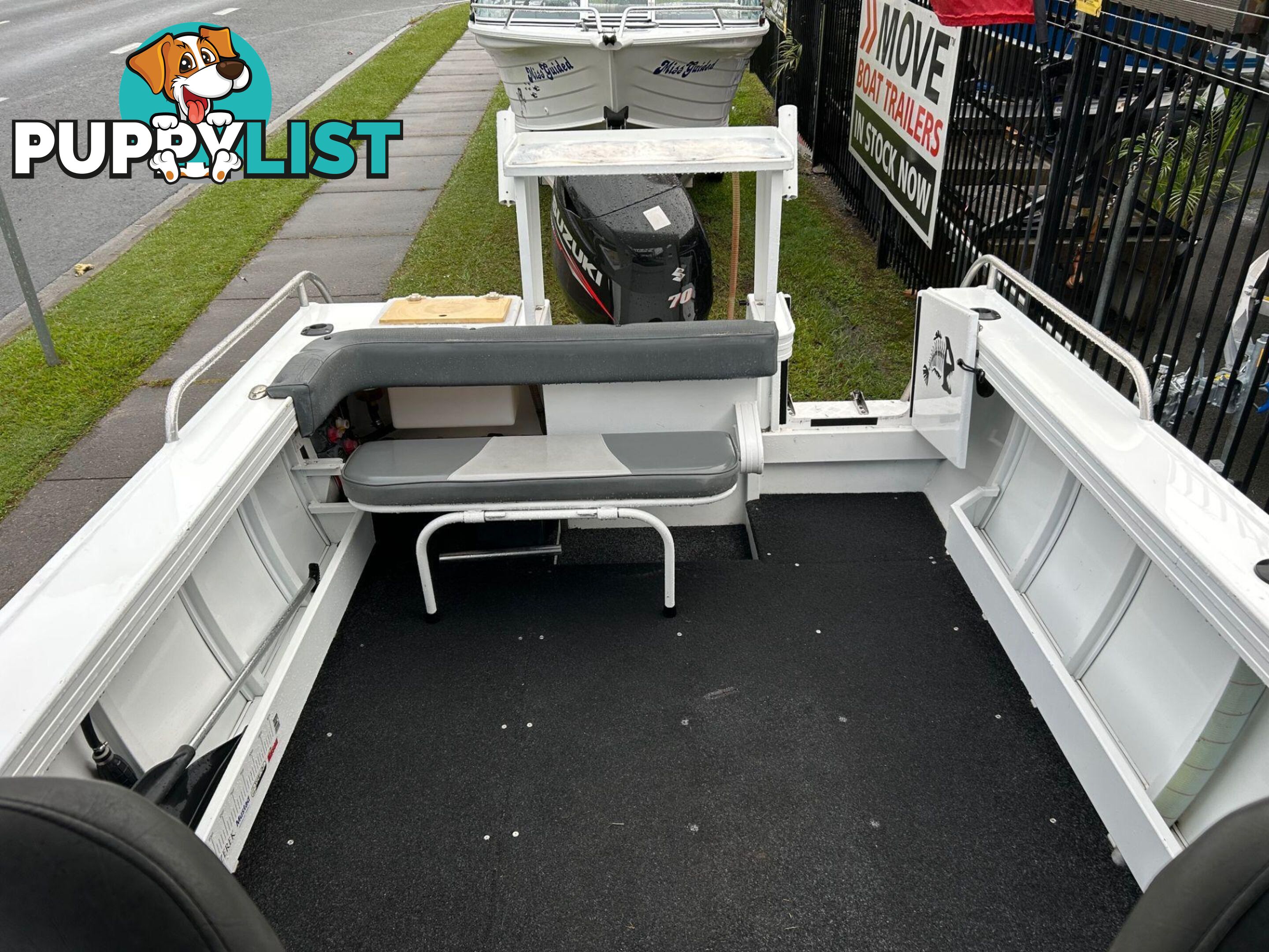 USED 2016 AQUAMASTER 490  RUNABOUT WITH SUZUKI 70HP FOURSTROKE FOR SALE
