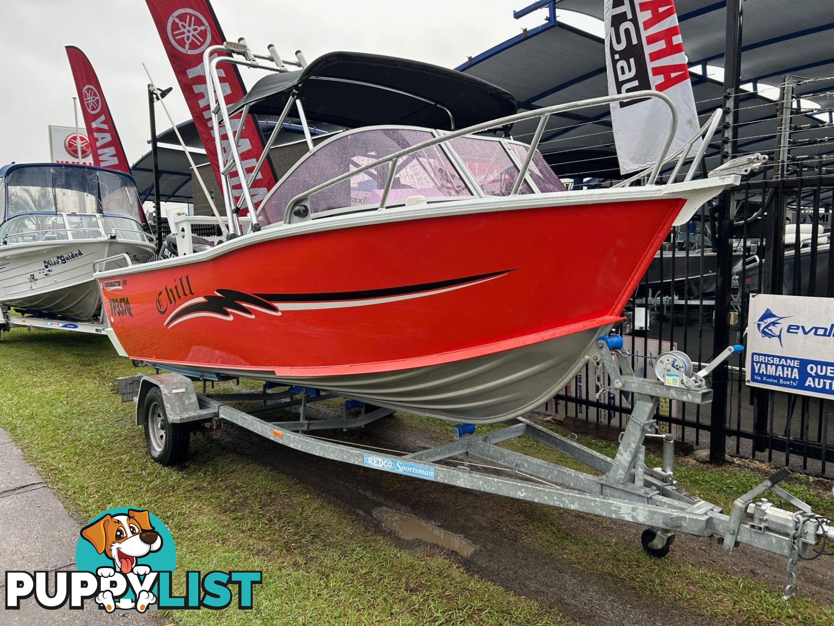 USED 2016 AQUAMASTER 490  RUNABOUT WITH SUZUKI 70HP FOURSTROKE FOR SALE
