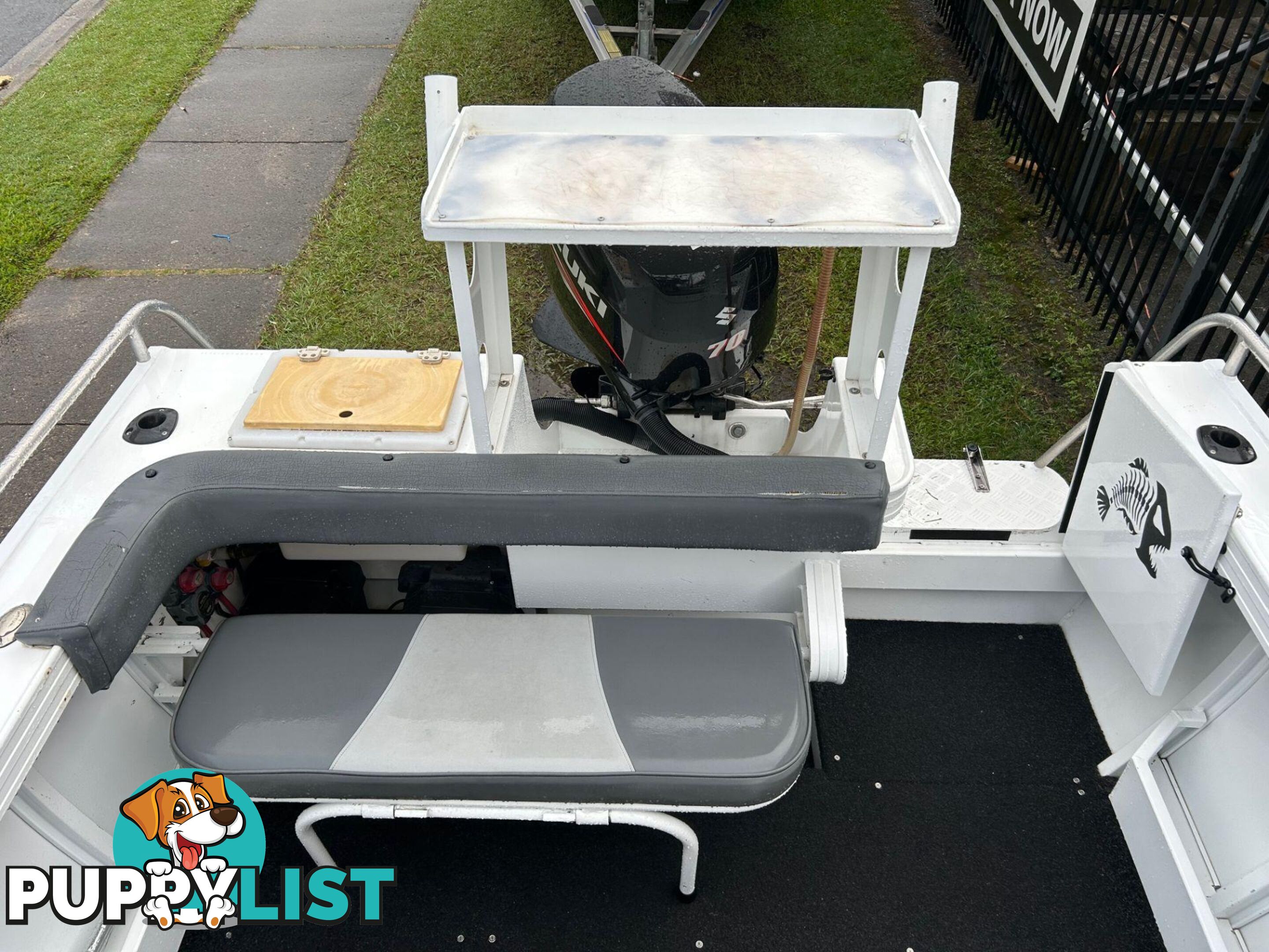 USED 2016 AQUAMASTER 490  RUNABOUT WITH SUZUKI 70HP FOURSTROKE FOR SALE