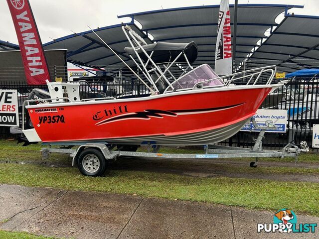 USED 2016 AQUAMASTER 490  RUNABOUT WITH SUZUKI 70HP FOURSTROKE FOR SALE