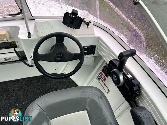 USED 2016 AQUAMASTER 490  RUNABOUT WITH SUZUKI 70HP FOURSTROKE FOR SALE