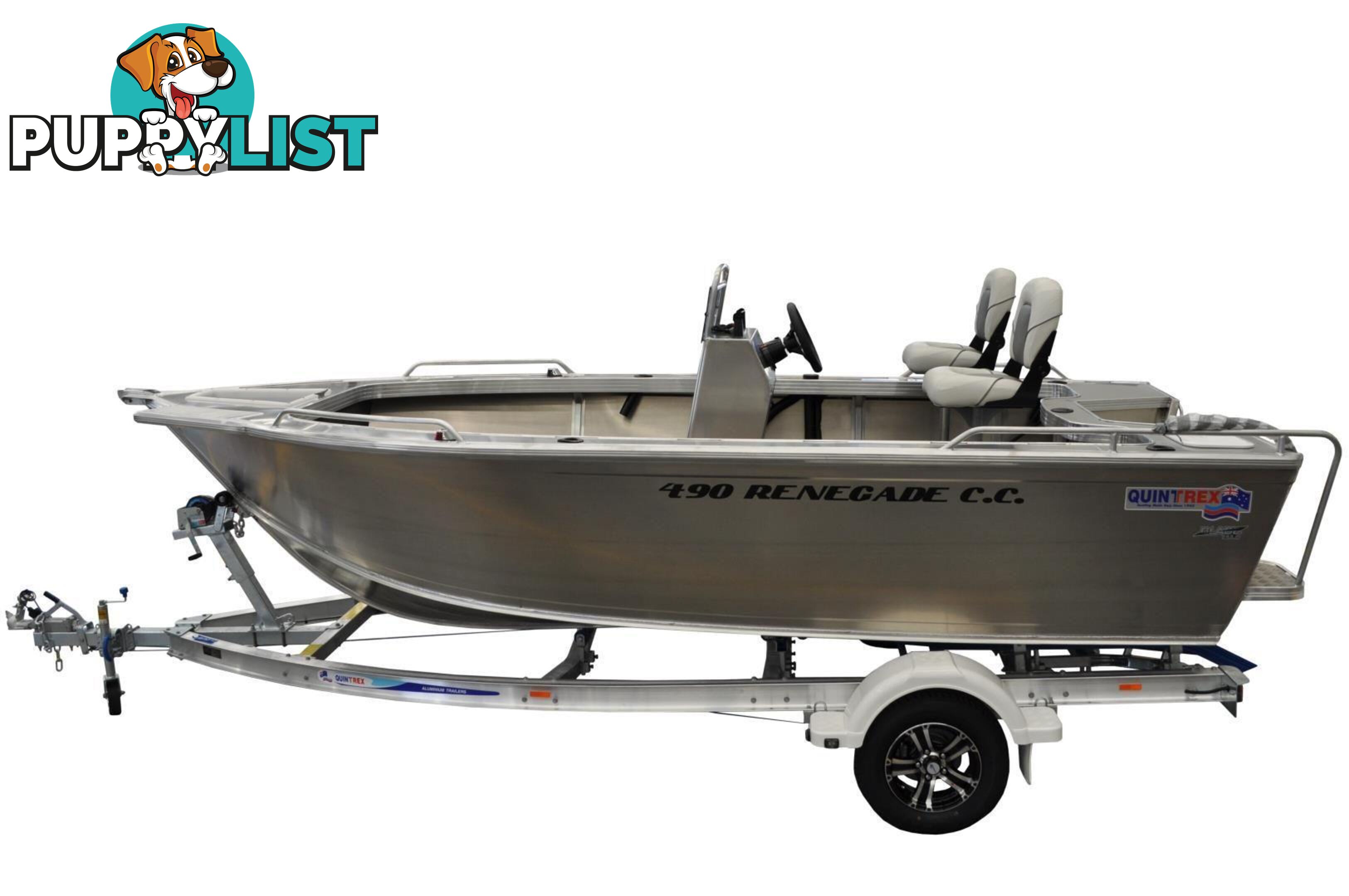 Quintrex 490 Renegade CC(Centre Console) + Yamaha F75hp 4-Stroke - Pack 2 for sale online prices