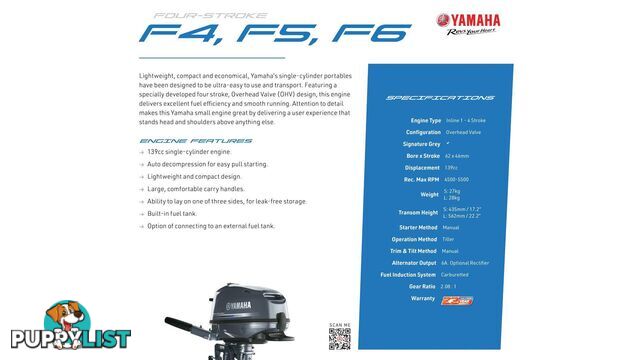 Quintrex 370 Dart + Yamaha F6hp 4-Stroke - Pack 2 for sale online prices