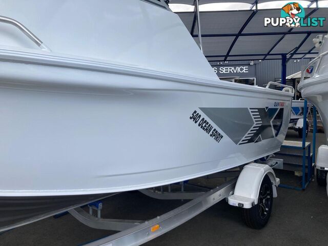 In Stock Now !  This Quintrex 540 OCEAN SPIRIT Our Stock Boat Package F130 Hp