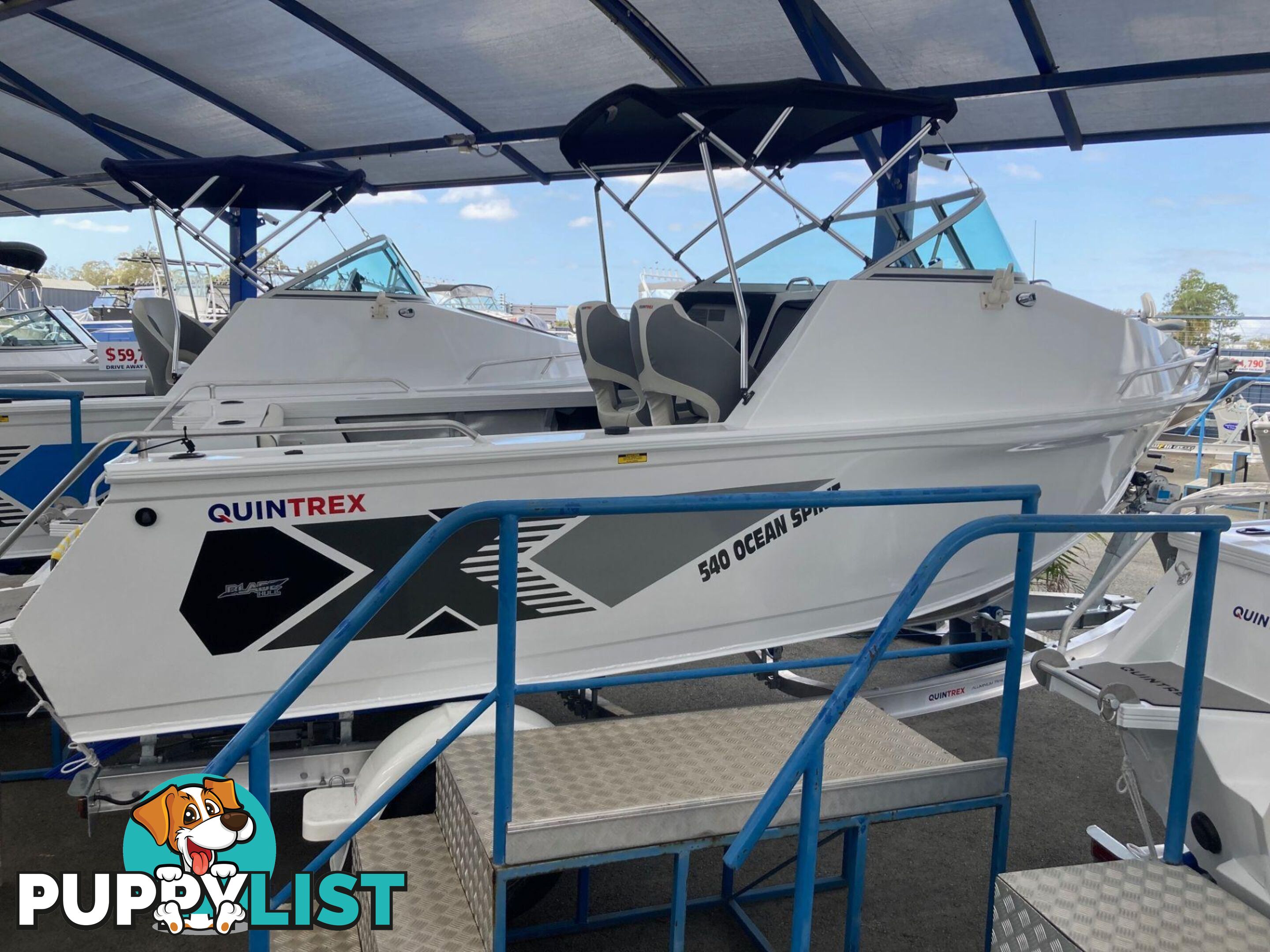 In Stock Now !  This Quintrex 540 OCEAN SPIRIT Our Stock Boat Package F130 Hp