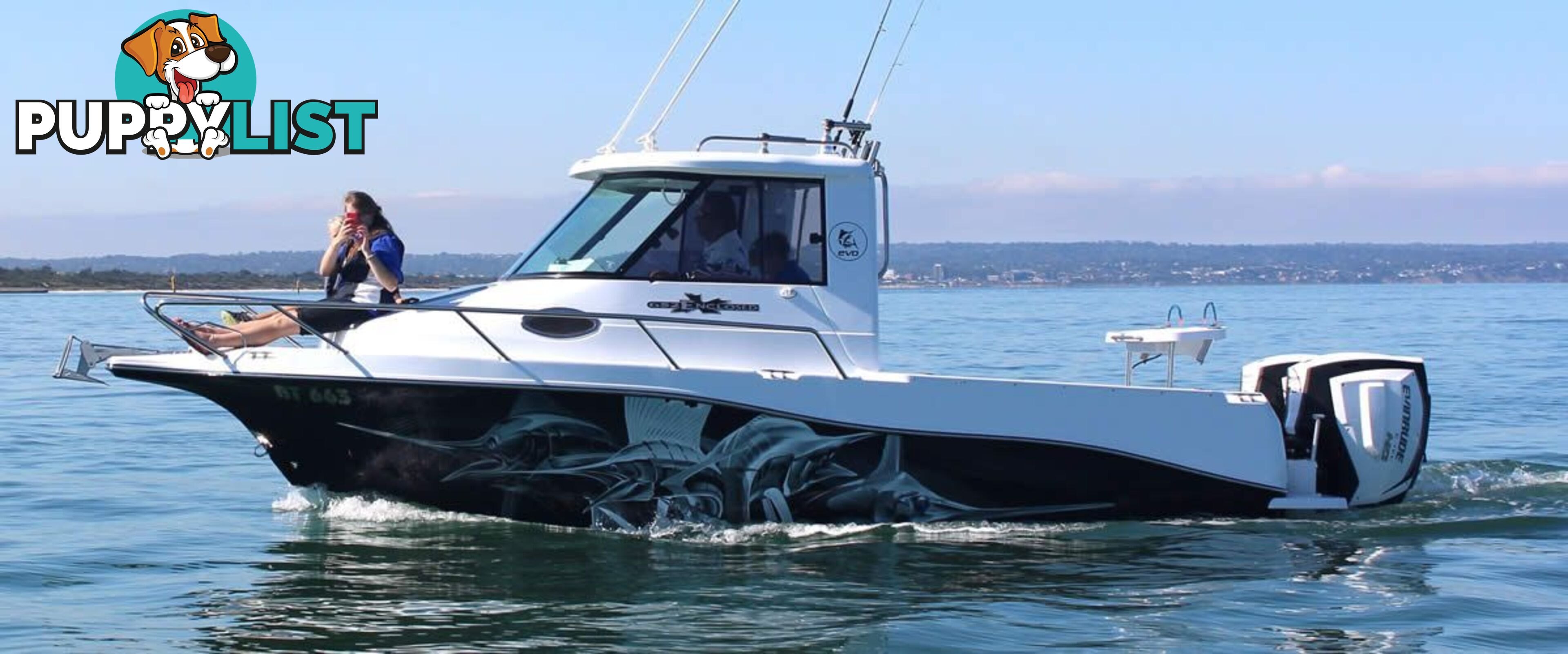 NEW 2024 EVOLUTION  ENCLOSED WITH 250HP YAMAHA FOURSTROKE FOR SALE