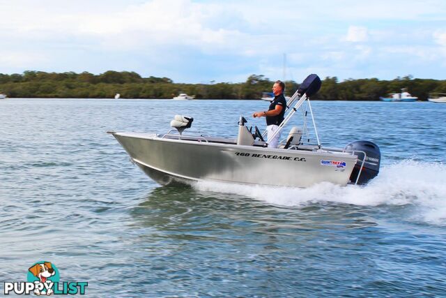 Quintrex 460 Renegade CC(Centre Console) + Yamaha F75hp 4-Stroke - Pack 3 for sale online prices