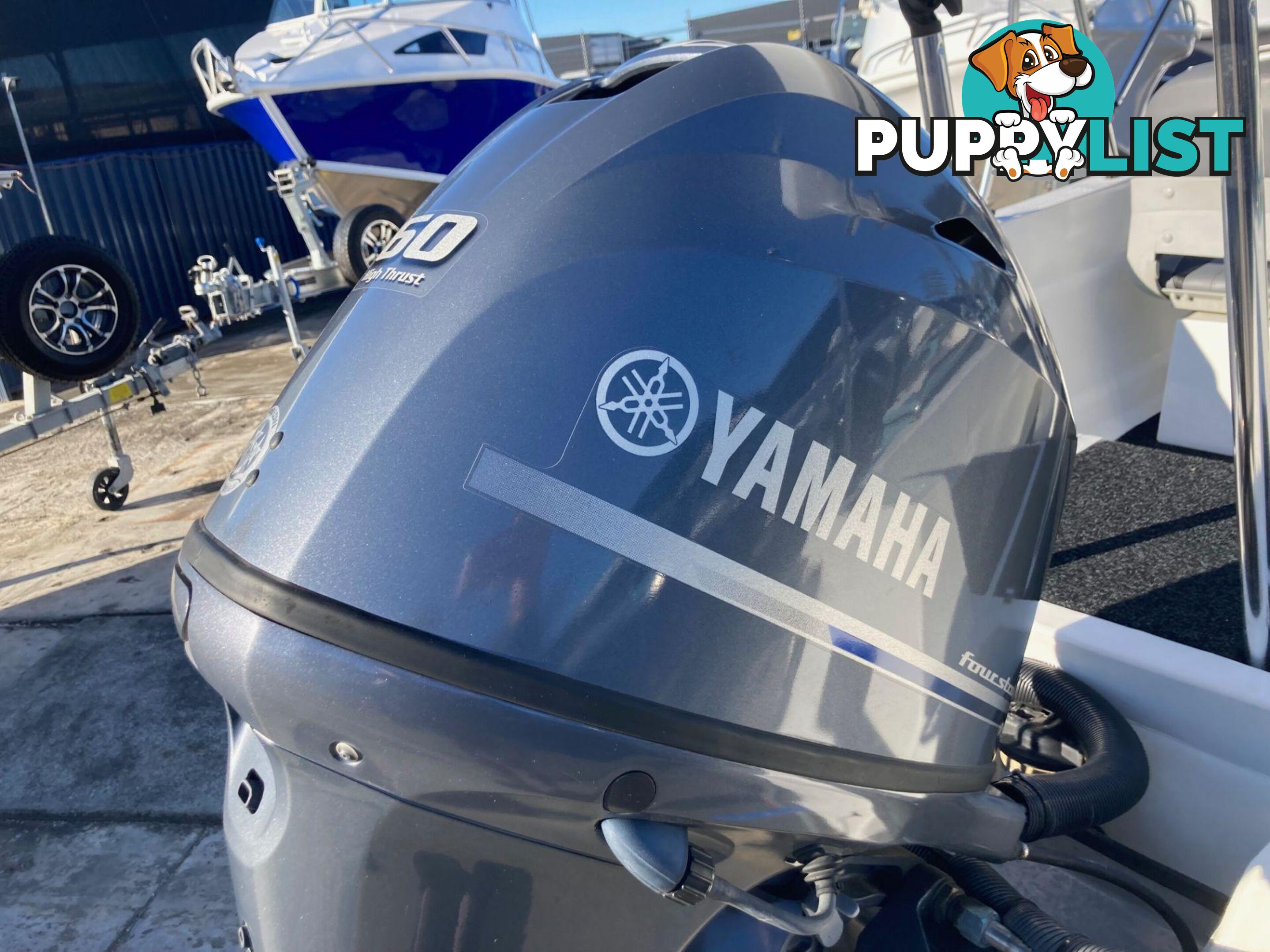 USED POLYCRAFT 450 FRONTRUNNER WITH YAMAHA T60LB FOR SALE