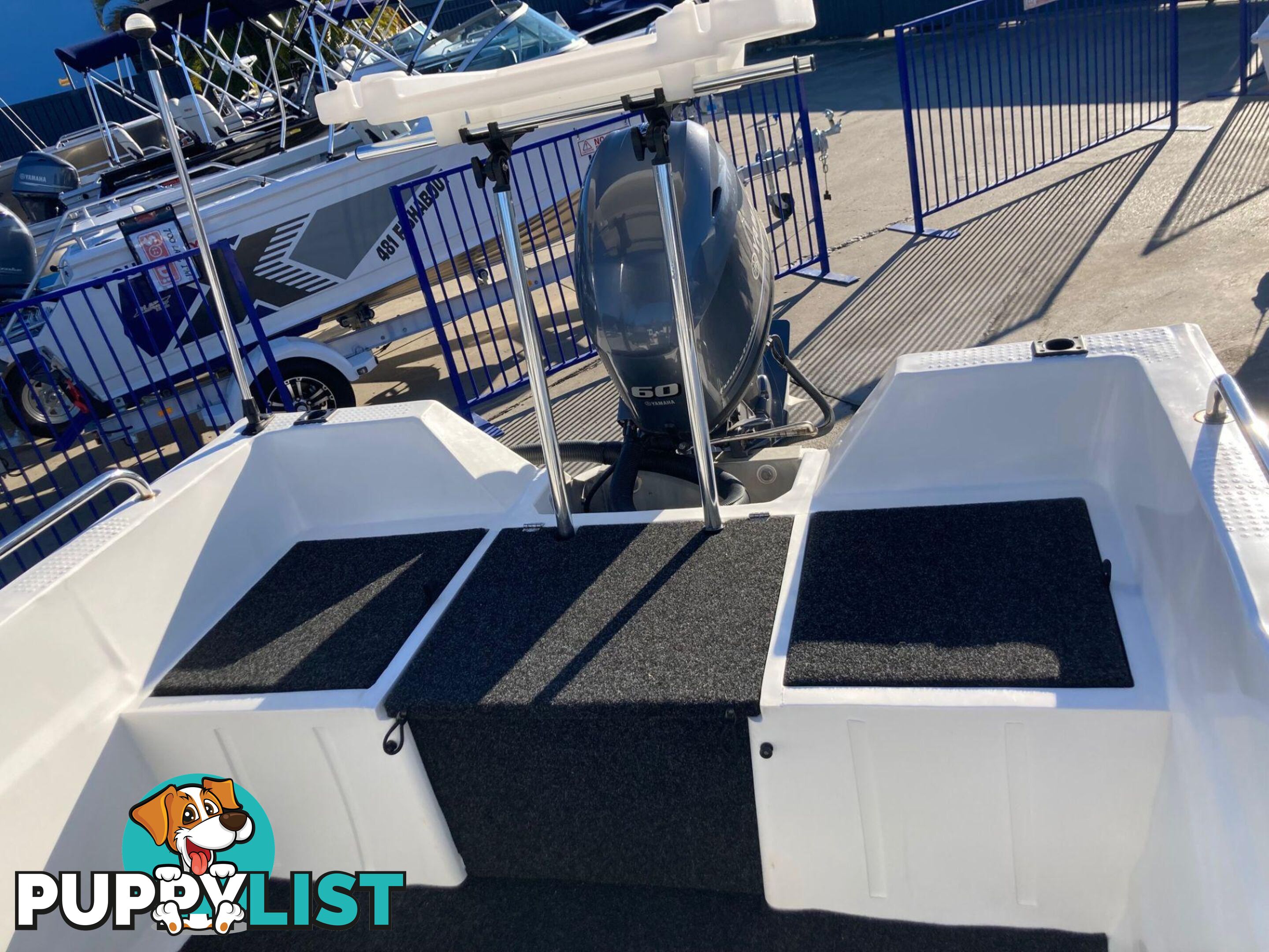 USED POLYCRAFT 450 FRONTRUNNER WITH YAMAHA T60LB FOR SALE