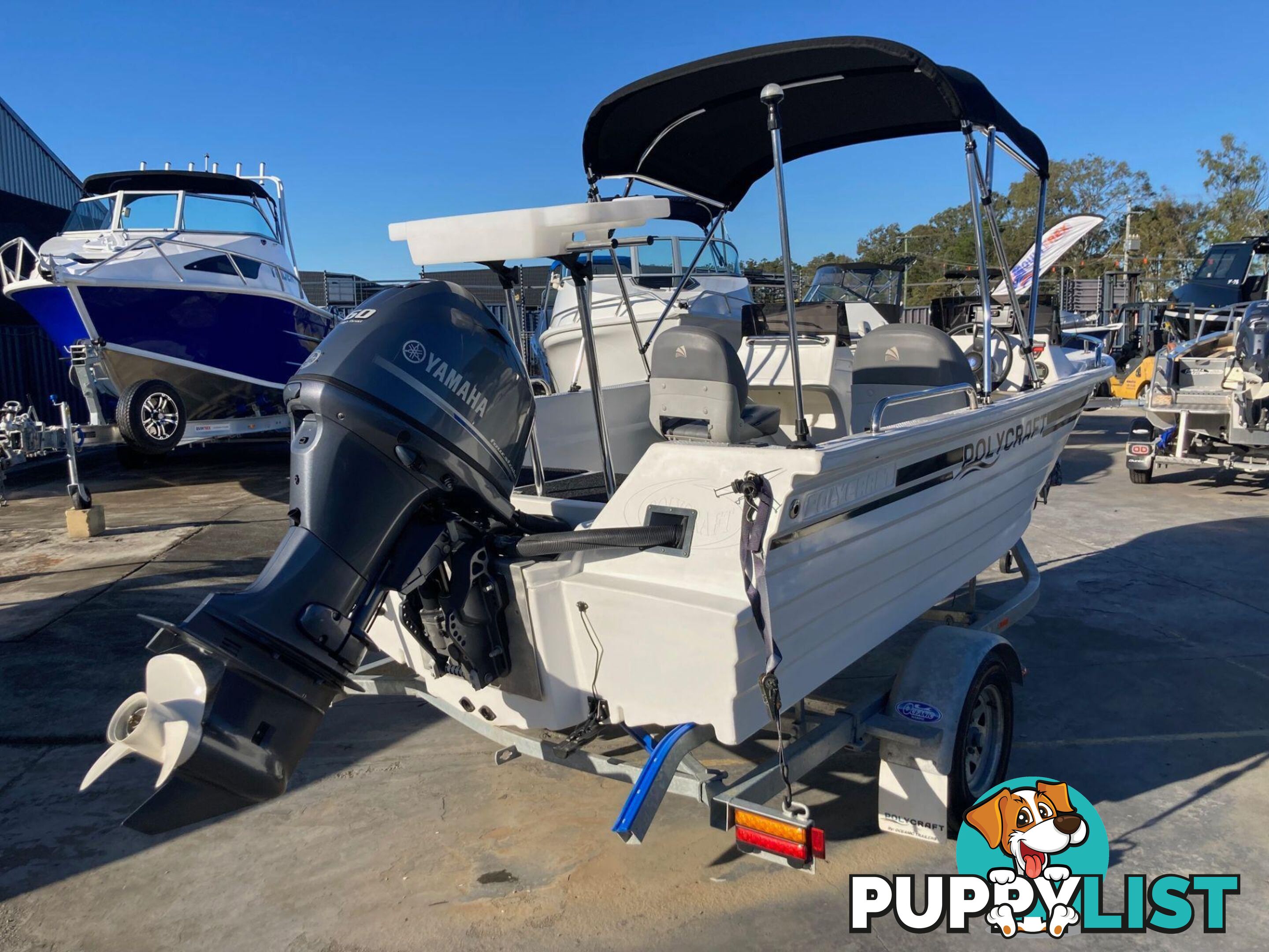 USED POLYCRAFT 450 FRONTRUNNER WITH YAMAHA T60LB FOR SALE