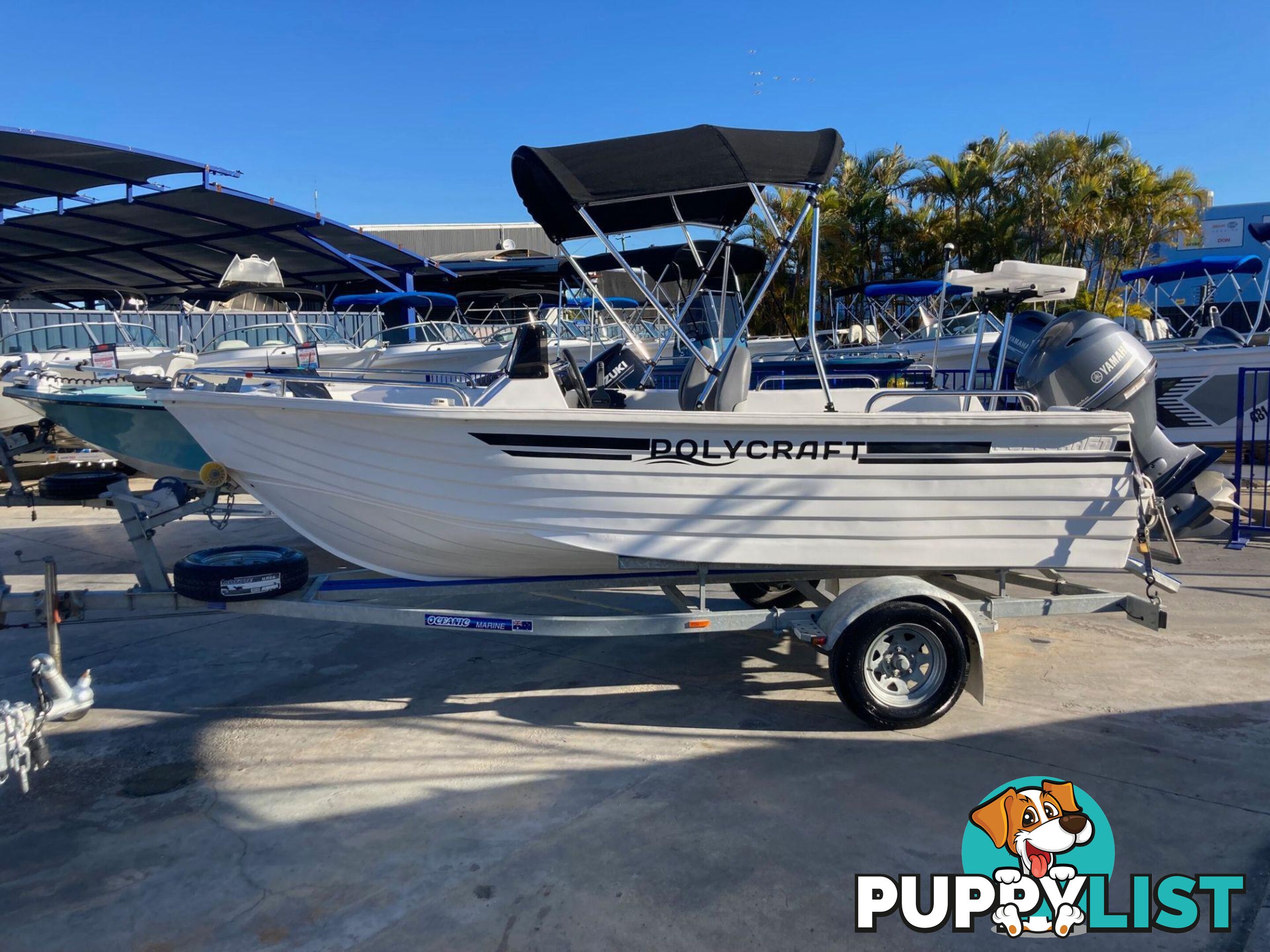 USED POLYCRAFT 450 FRONTRUNNER WITH YAMAHA T60LB FOR SALE