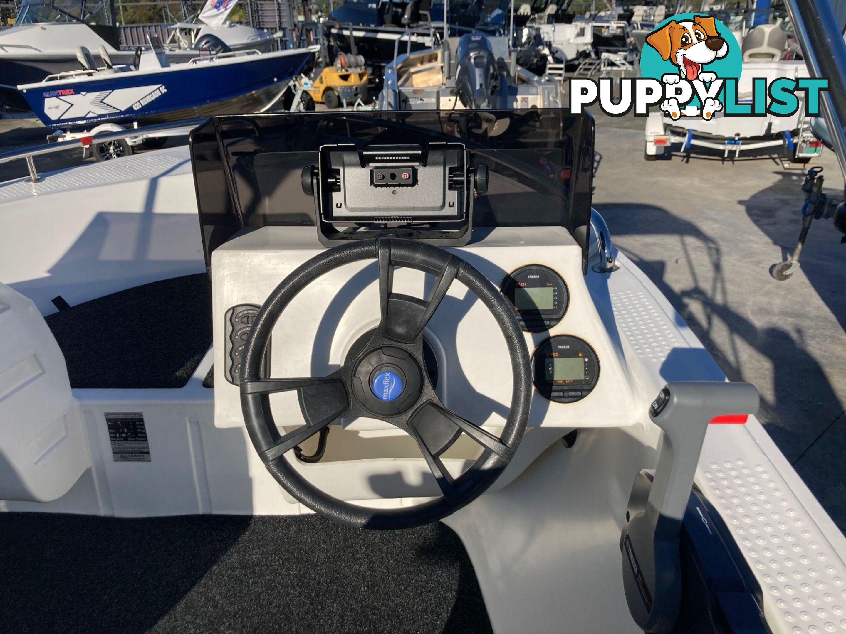 USED POLYCRAFT 450 FRONTRUNNER WITH YAMAHA T60LB FOR SALE