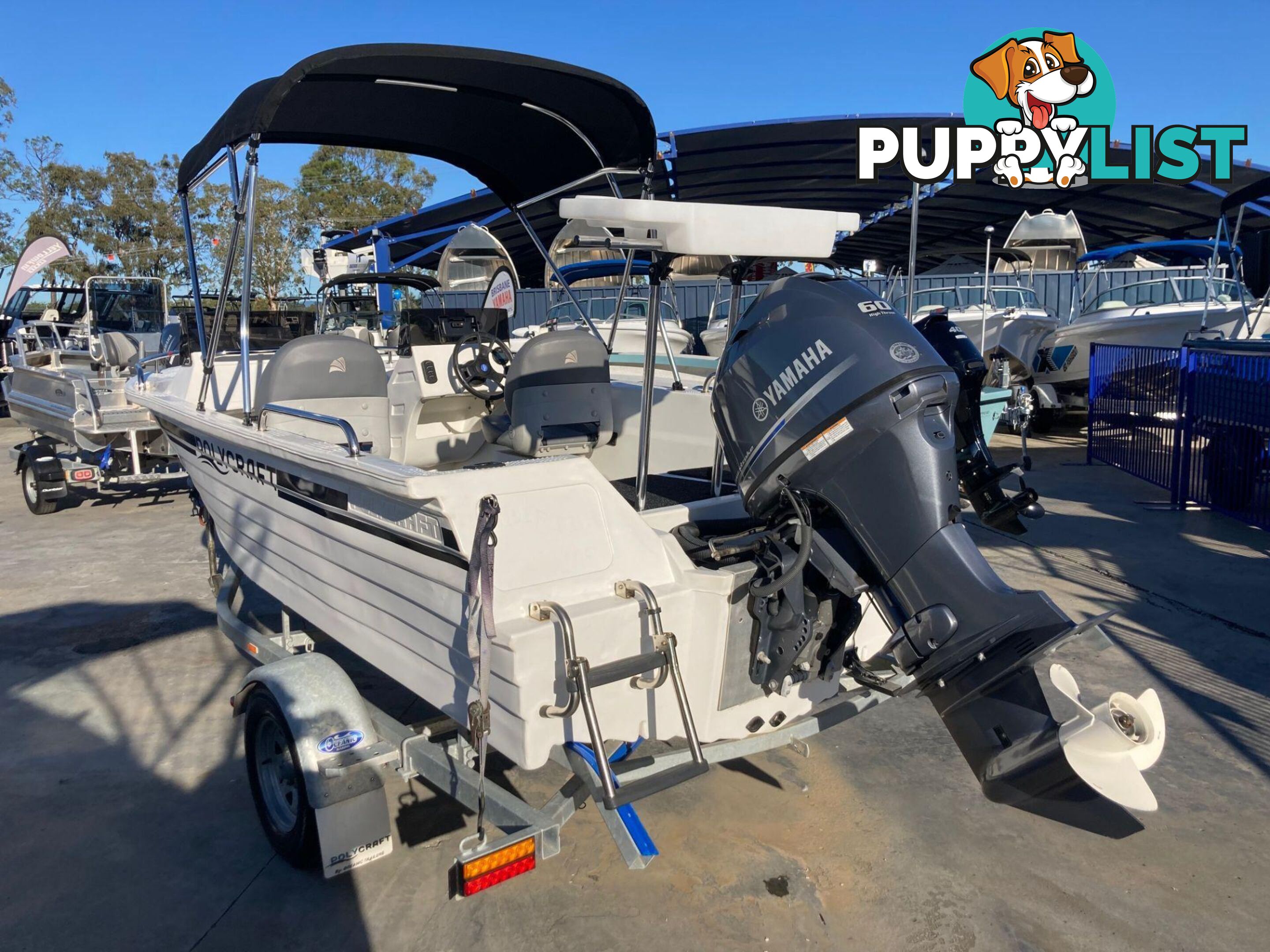 USED POLYCRAFT 450 FRONTRUNNER WITH YAMAHA T60LB FOR SALE