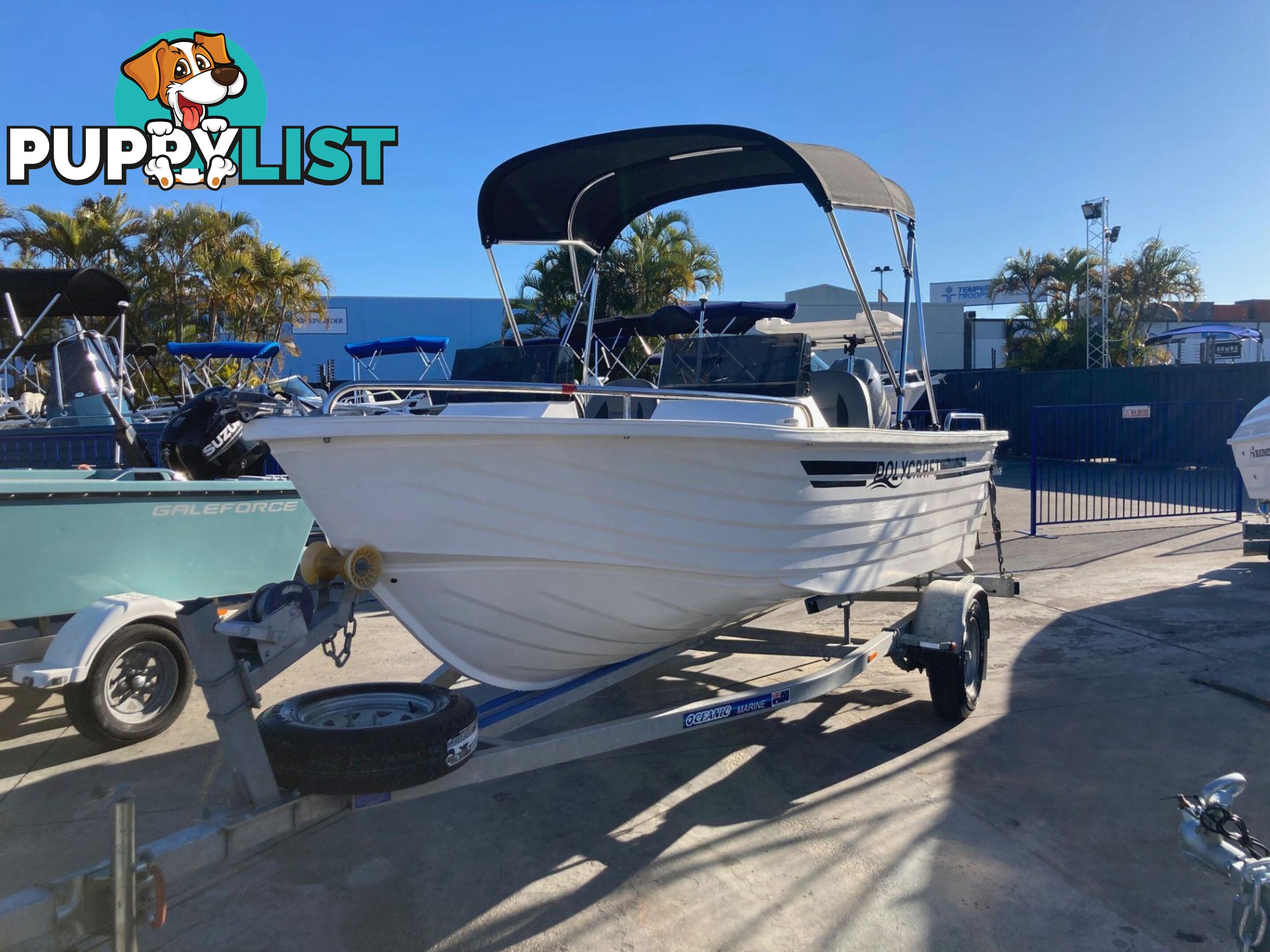 USED POLYCRAFT 450 FRONTRUNNER WITH YAMAHA T60LB FOR SALE
