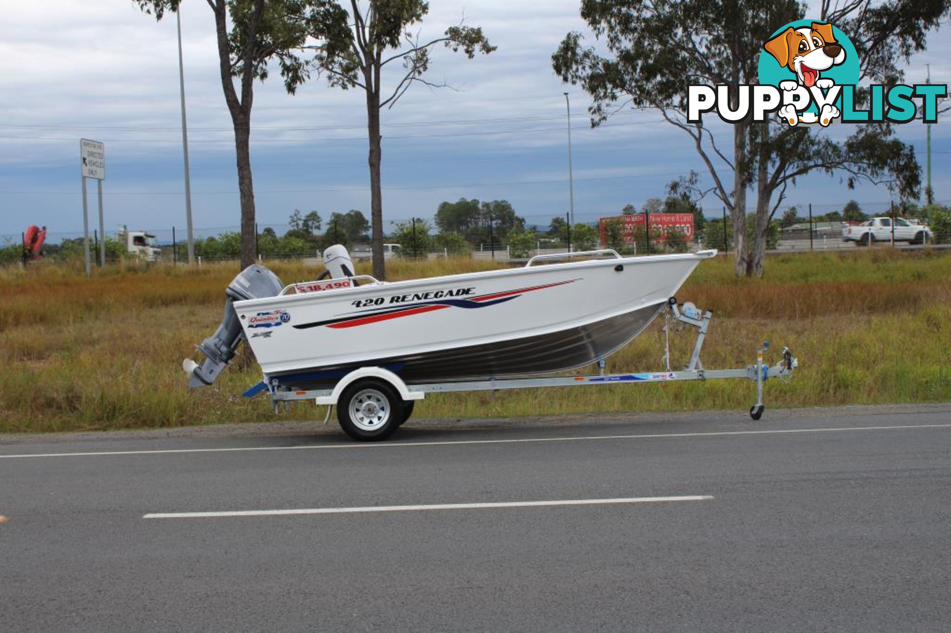 Quintrex 420 Renegade TS(Tiller Steer) + Yamaha F50hp 4-Stroke - Pack 2 for sale online prices