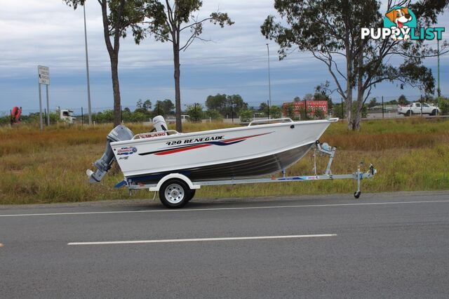 Quintrex 420 Renegade TS(Tiller Steer) + Yamaha F50hp 4-Stroke - Pack 2 for sale online prices