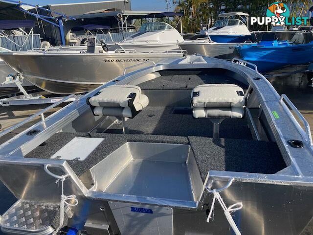 Quintrex 420 Renegade TS(Tiller Steer) + Yamaha F50hp 4-Stroke - Pack 2 for sale online prices
