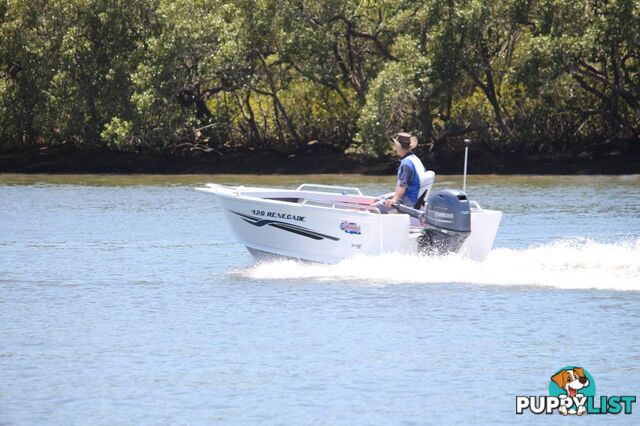 Quintrex 420 Renegade TS(Tiller Steer) + Yamaha F50hp 4-Stroke - Pack 2 for sale online prices