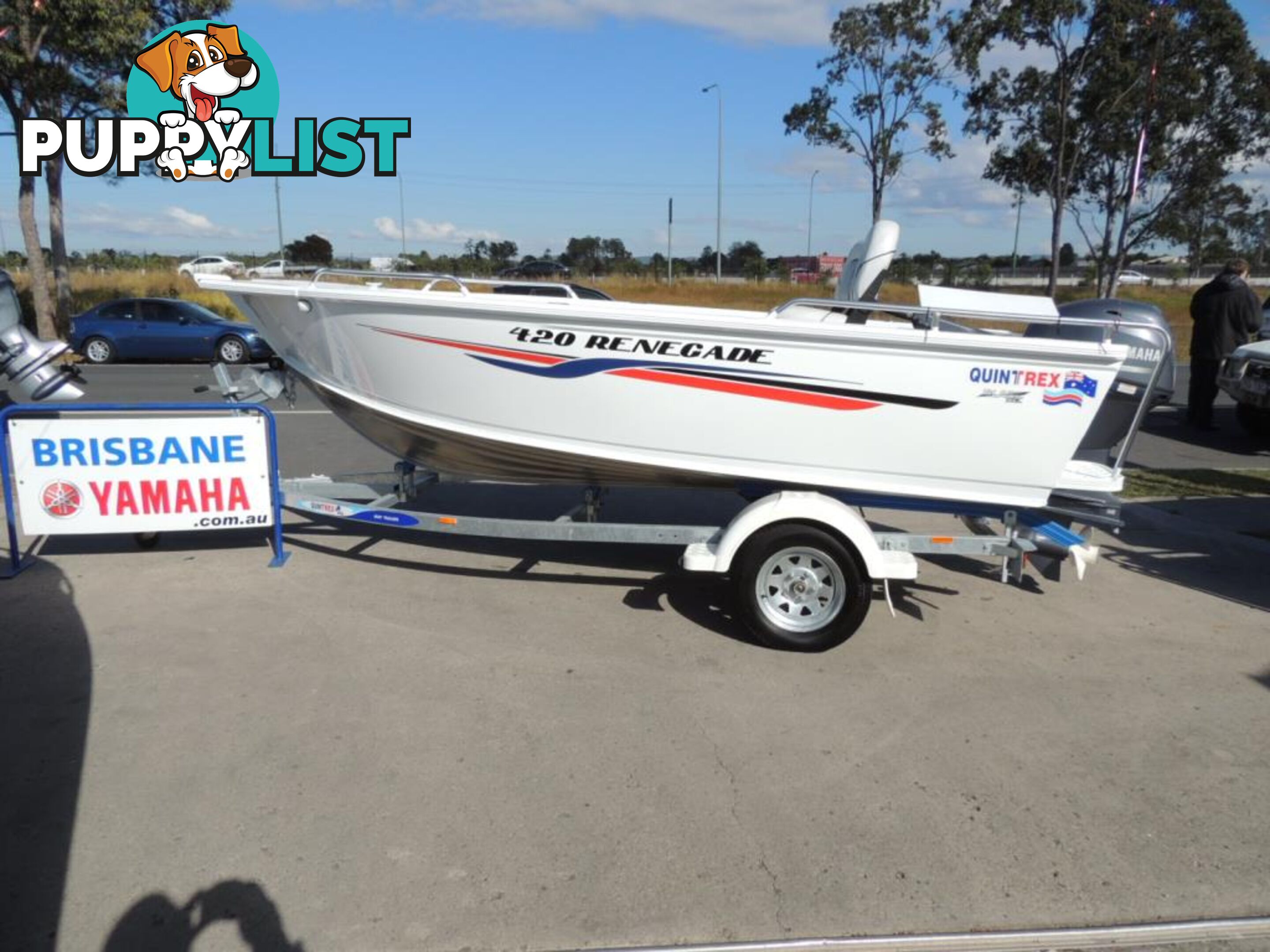 Quintrex 420 Renegade TS(Tiller Steer) + Yamaha F50hp 4-Stroke - Pack 2 for sale online prices