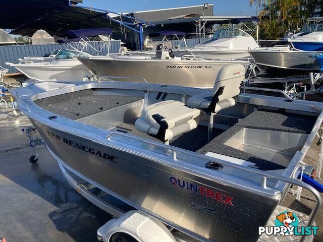 Quintrex 420 Renegade TS(Tiller Steer) + Yamaha F50hp 4-Stroke - Pack 2 for sale online prices