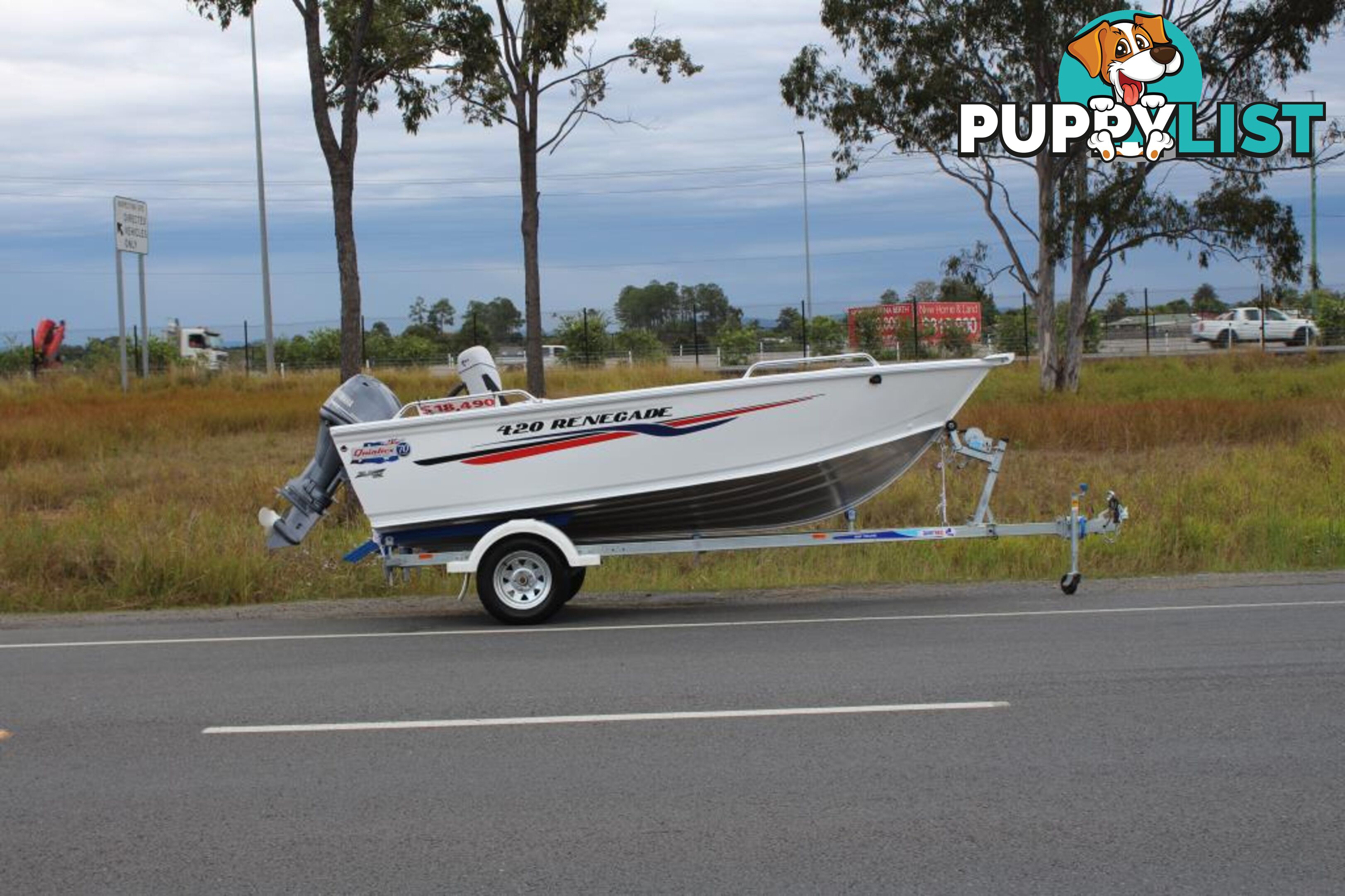 Quintrex 420 Renegade TS(Tiller Steer) + Yamaha F50hp 4-Stroke - Pack 2 for sale online prices