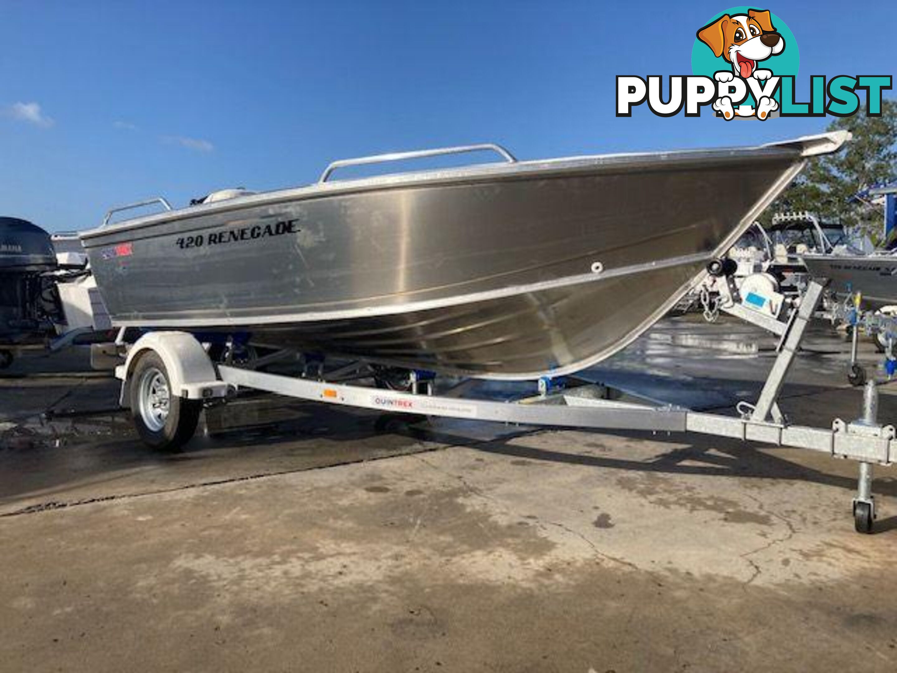 Quintrex 420 Renegade TS(Tiller Steer) + Yamaha F50hp 4-Stroke - Pack 2 for sale online prices