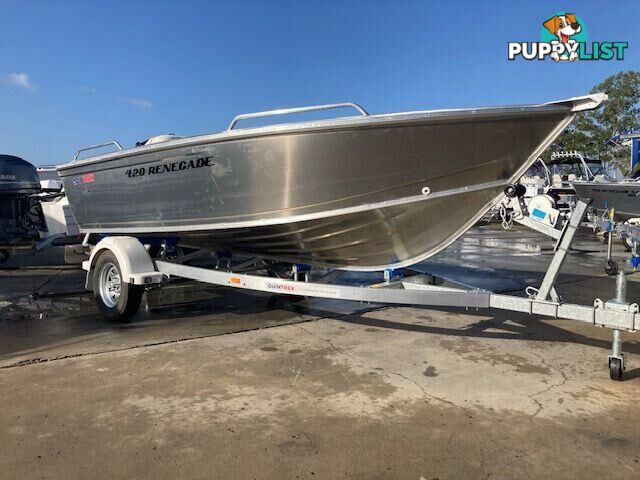 Quintrex 420 Renegade TS(Tiller Steer) + Yamaha F50hp 4-Stroke - Pack 2 for sale online prices