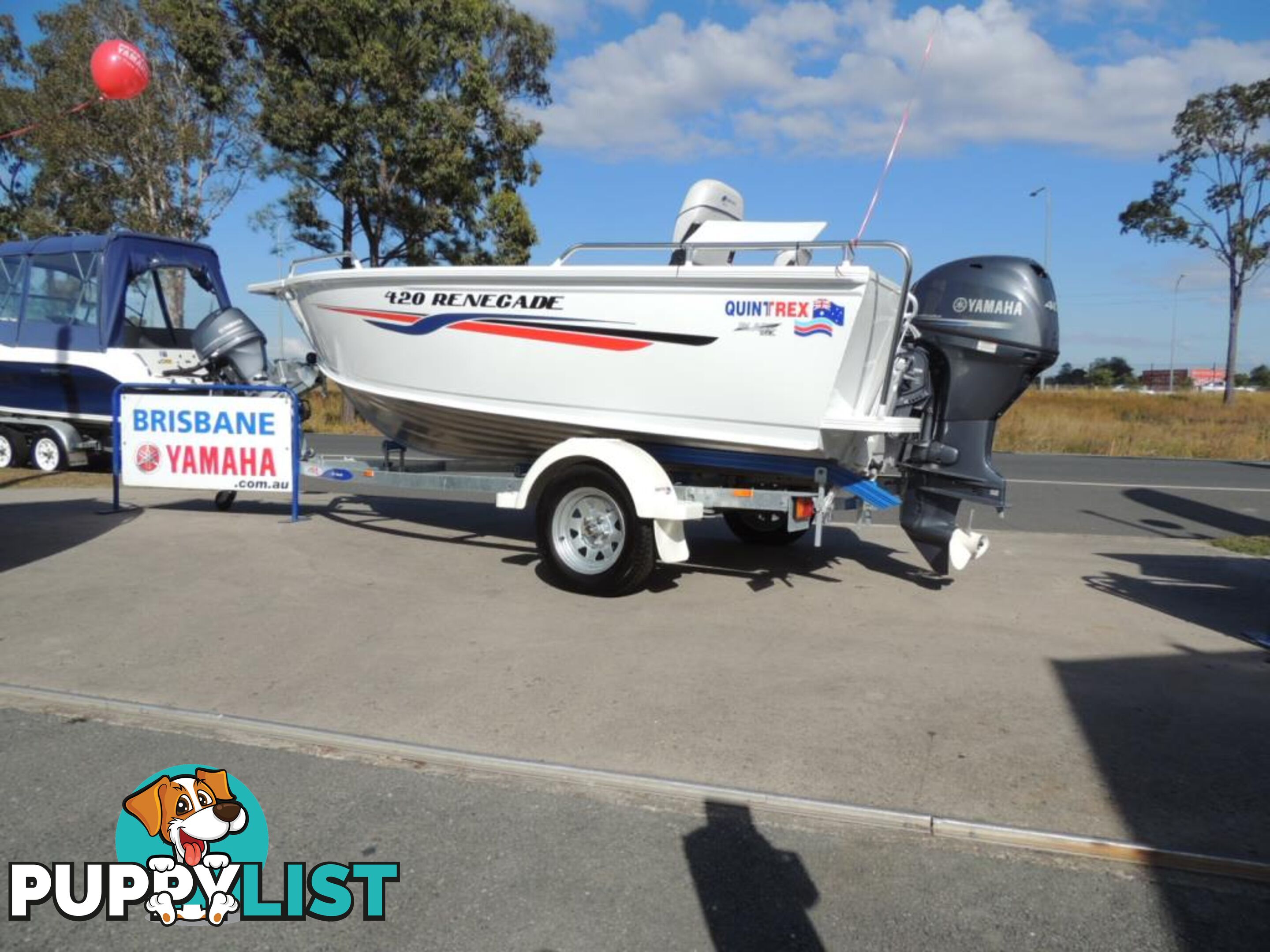 Quintrex 420 Renegade TS(Tiller Steer) + Yamaha F50hp 4-Stroke - Pack 2 for sale online prices