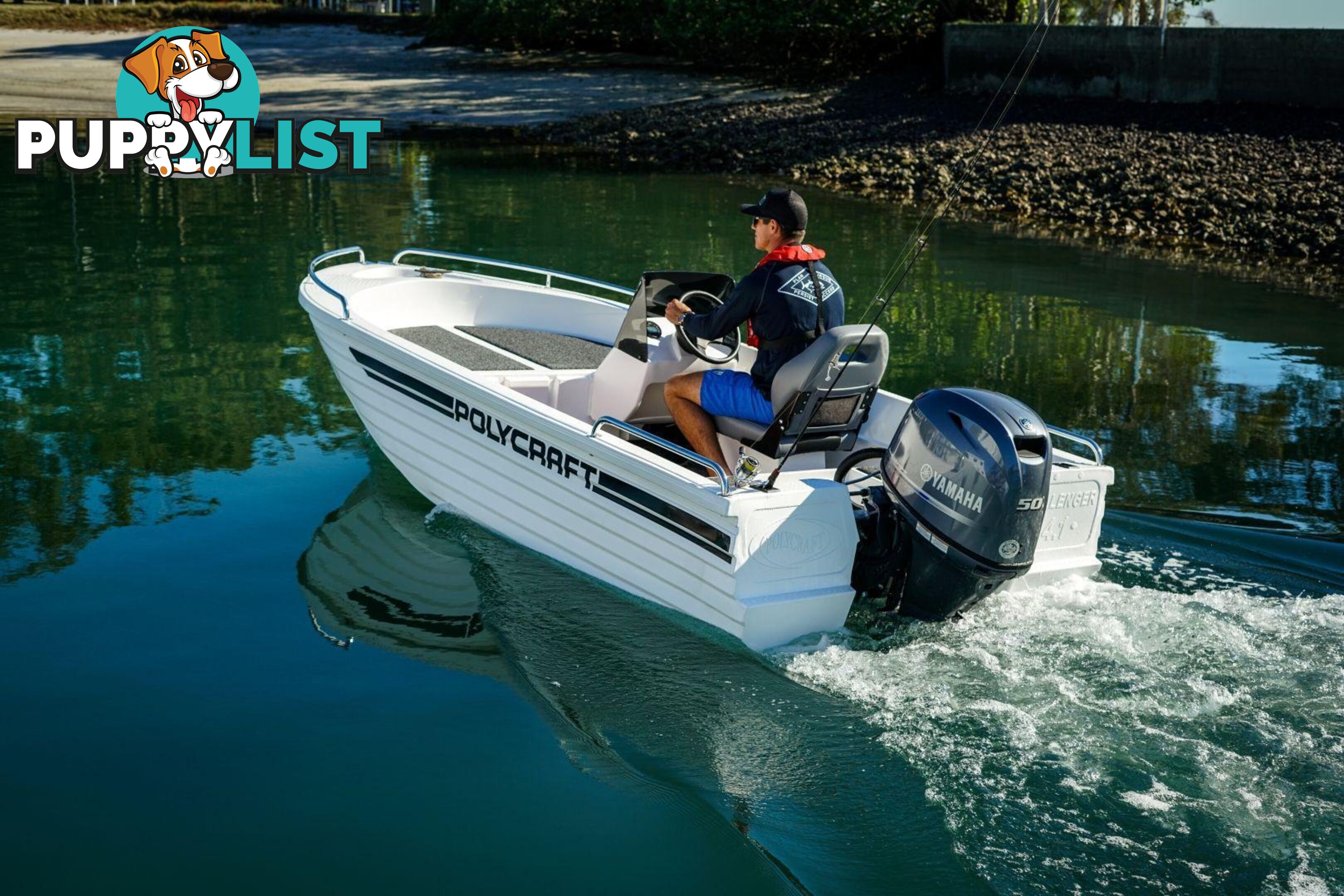 Polycraft 410 Challenger Side Console + Yamaha F50hp 4-Stroke - Pack 3 for sale online prices