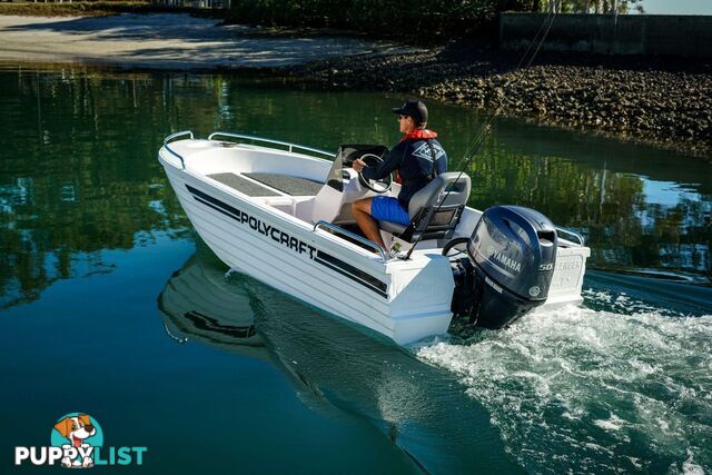 Polycraft 410 Challenger Side Console + Yamaha F50hp 4-Stroke - Pack 3 for sale online prices