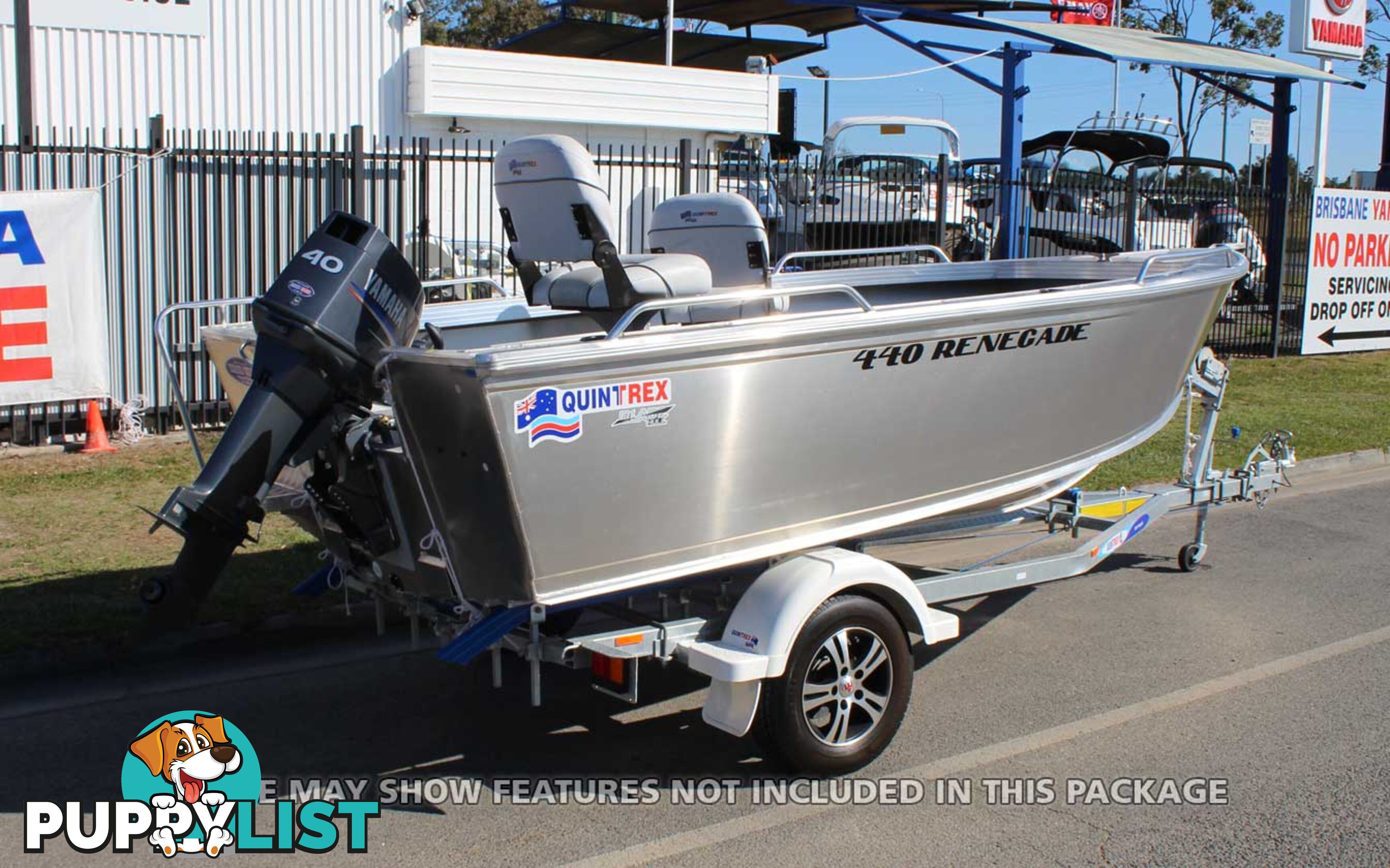 Quintrex 440 Renegade TS(Tiller Steer) + Yamaha F60hp 4-Stroke - Pack 3 for sale online prices