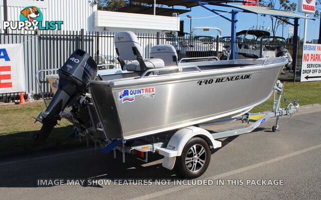 Quintrex 440 Renegade TS(Tiller Steer) + Yamaha F60hp 4-Stroke - Pack 3 for sale online prices