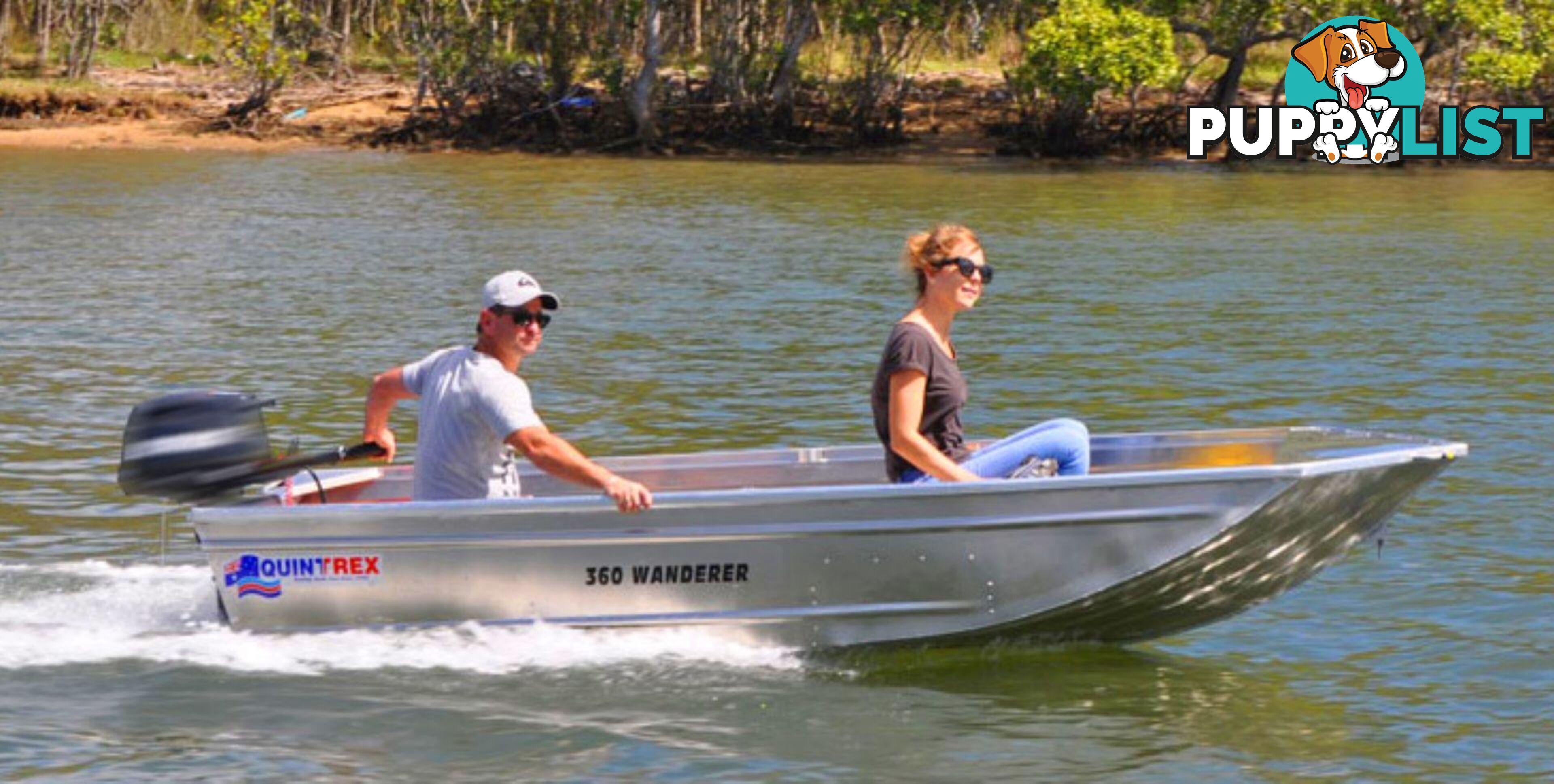 Quintrex 360 Wanderer + Yamaha F9.9hp 4-Stroke - HULL + MOTOR for sale online prices