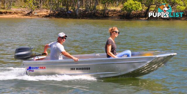 Quintrex 360 Wanderer + Yamaha F9.9hp 4-Stroke - HULL + MOTOR for sale online prices