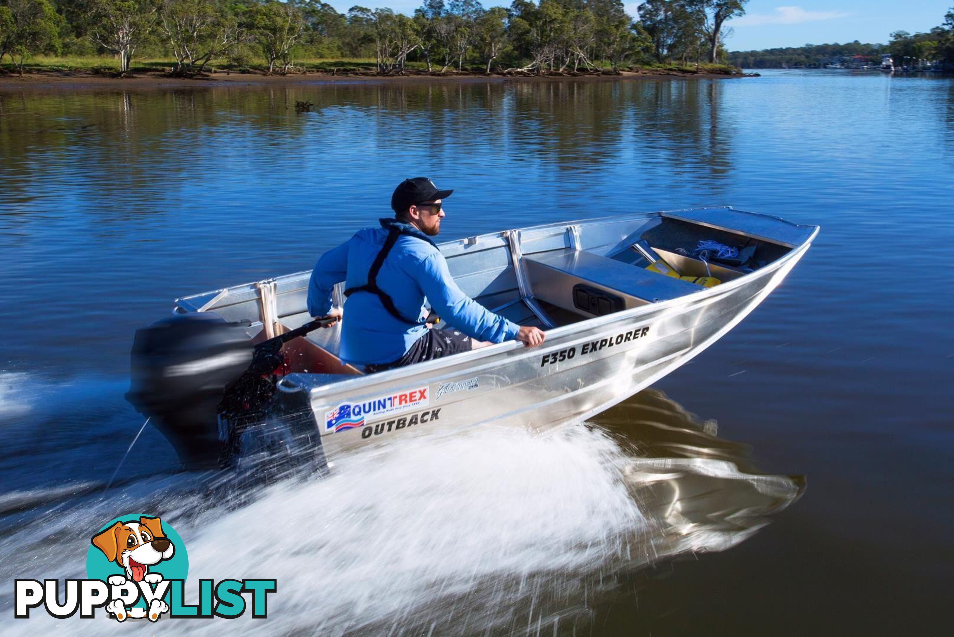 Quintrex F350 Outback Explorer + Yamaha F15hp 4-Stroke - Pack 2 for sale online prices