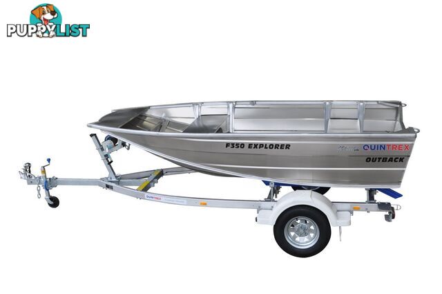 Quintrex F350 Outback Explorer + Yamaha F15hp 4-Stroke - Pack 2 for sale online prices