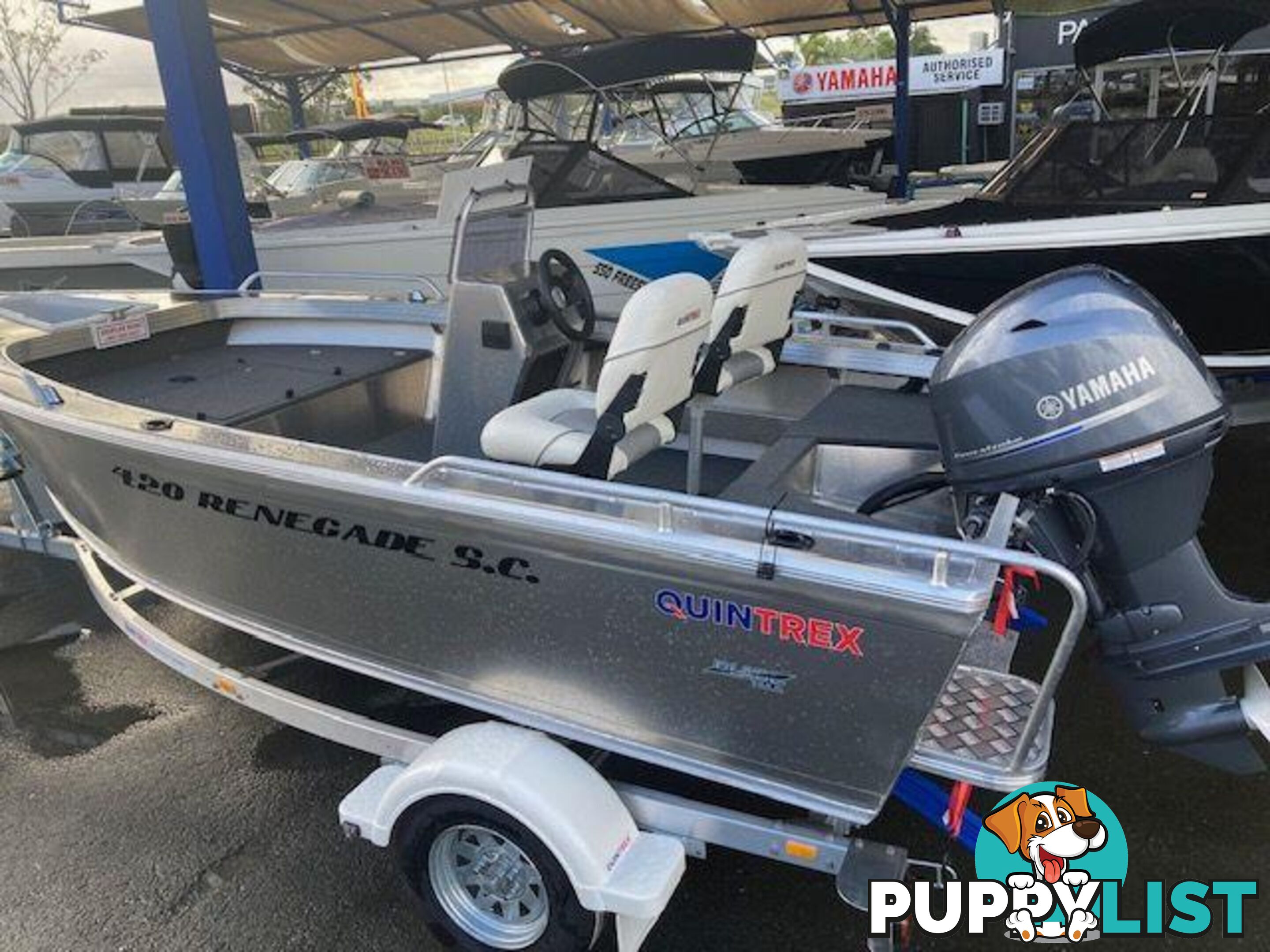 Quintrex 420 Renegade SC(Side Console) + Yamaha F50hp 4-Stroke - Pack 2 for sale online prices