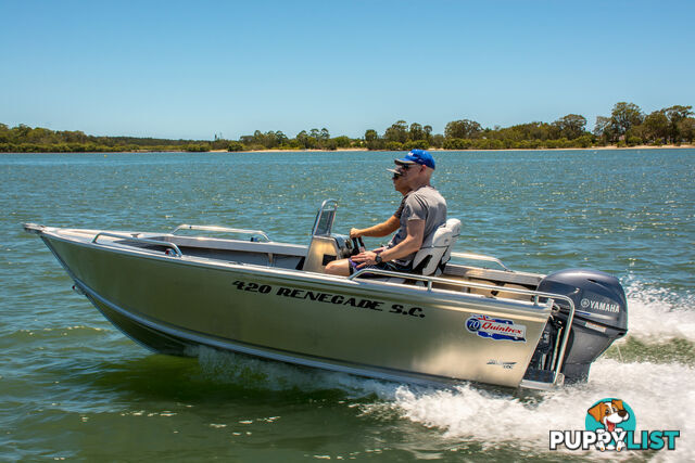 Quintrex 420 Renegade SC(Side Console) + Yamaha F50hp 4-Stroke - Pack 2 for sale online prices