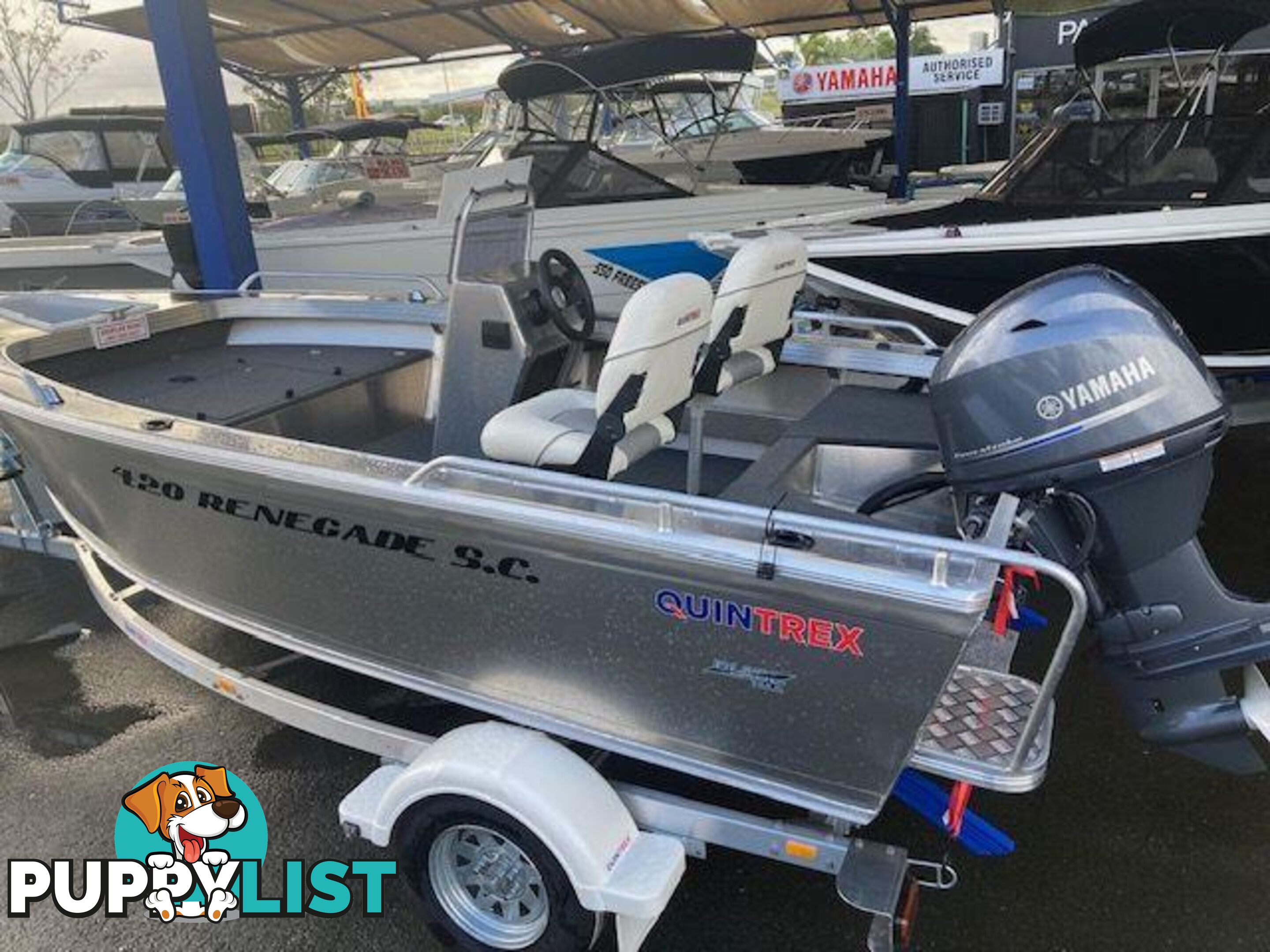 Quintrex 420 Renegade SC(Side Console) + Yamaha F50hp 4-Stroke - Pack 2 for sale online prices