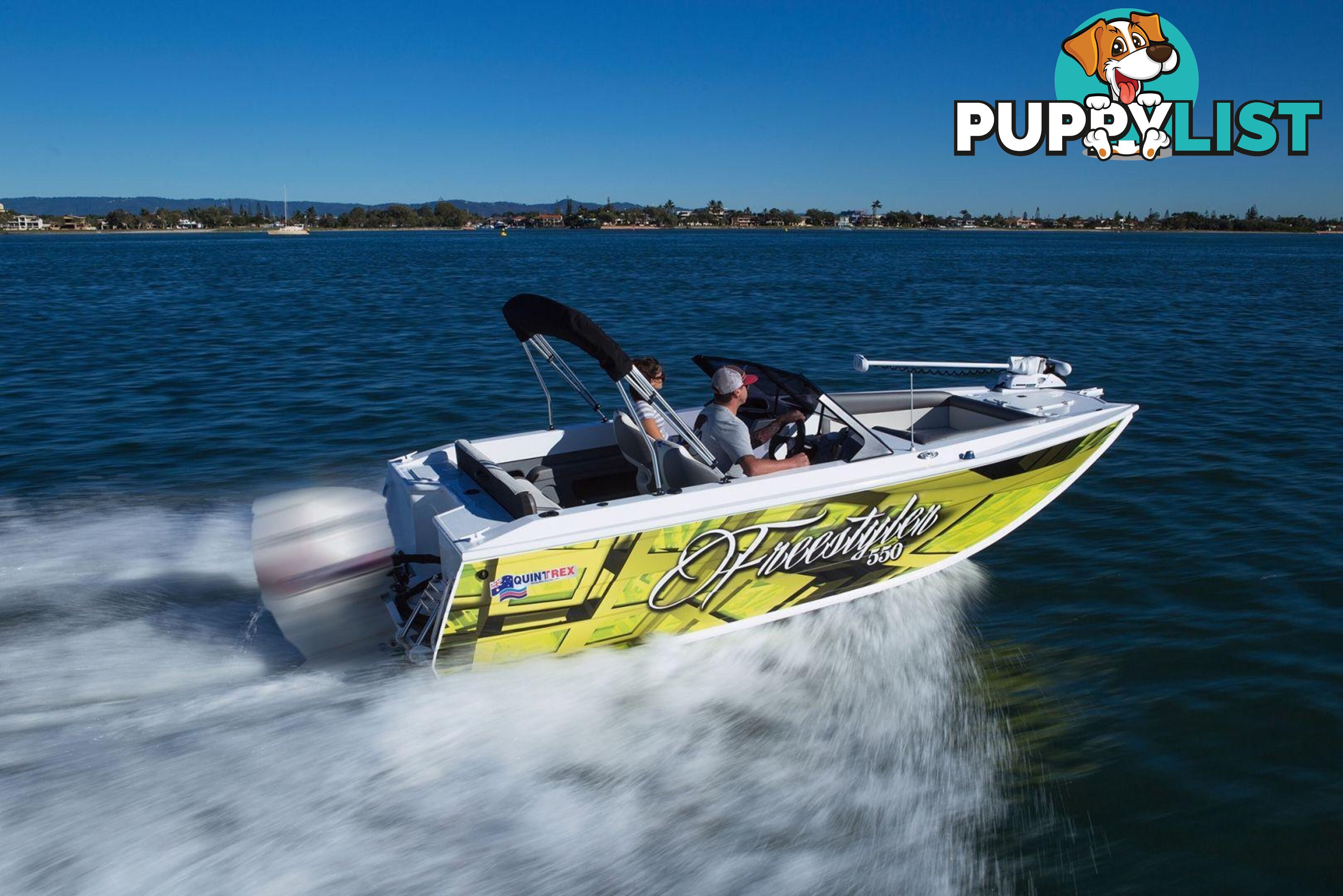 Quintrex 550 Freestyler + Yamaha F130hp 4-Stroke - Pack 1 for sale online prices