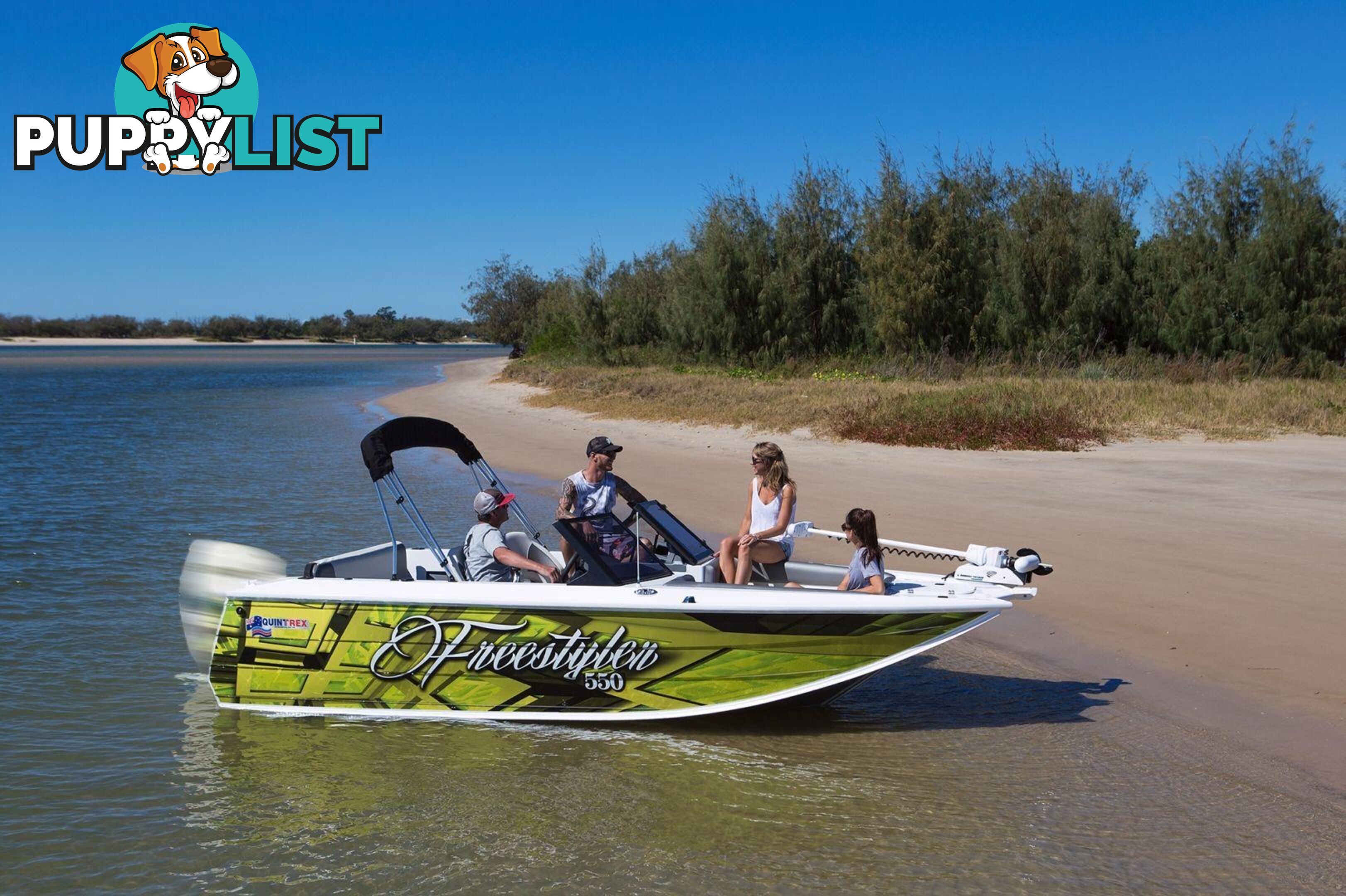 Quintrex 550 Freestyler + Yamaha F130hp 4-Stroke - Pack 1 for sale online prices