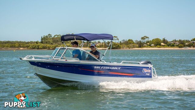 Quintrex 481 Fishabout + Yamaha F70hp 4-Stroke - Pack 1 for sale online prices