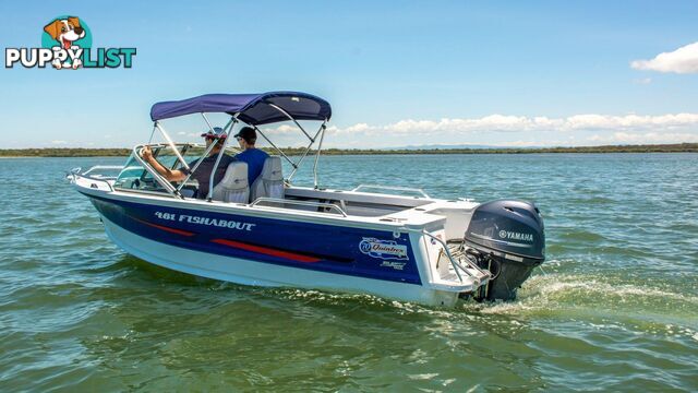 Quintrex 481 Fishabout + Yamaha F70hp 4-Stroke - Pack 1 for sale online prices